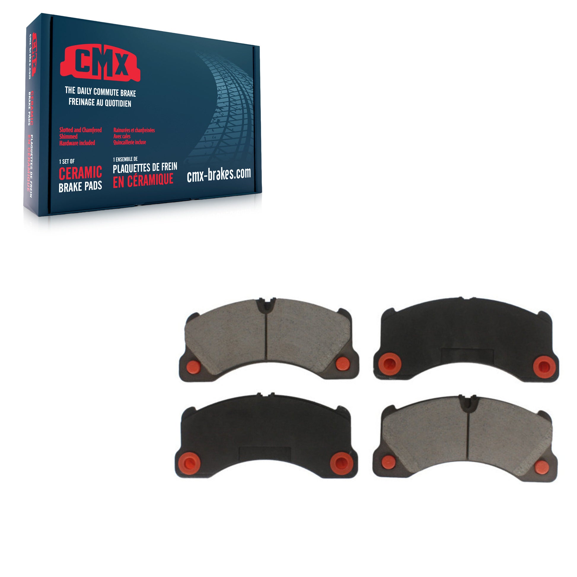 CMX CMX-D1349 Disc Brake Pad for 2008-2023 Porsche Panamera, Porsche Taycan, Porsche Macan - Front