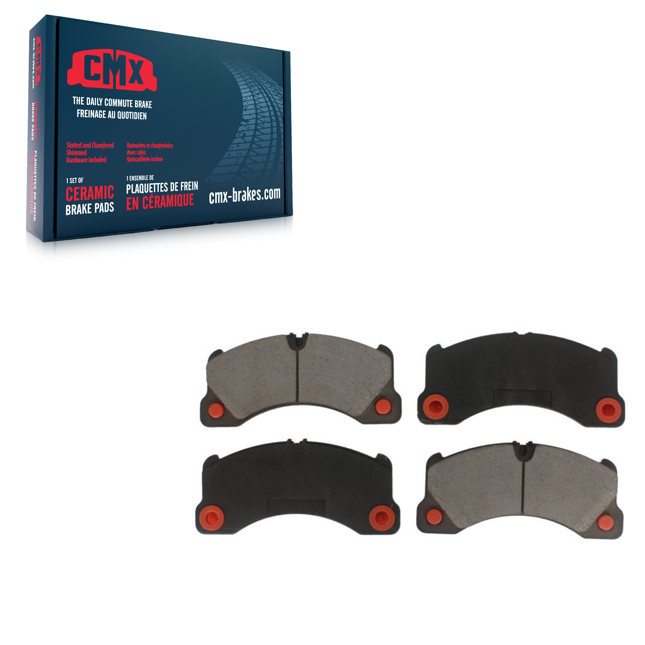 CMX CMX-D1349 Disc Brake Pad for 2008-2023 Porsche Panamera, Porsche Taycan, Porsche Macan - Front