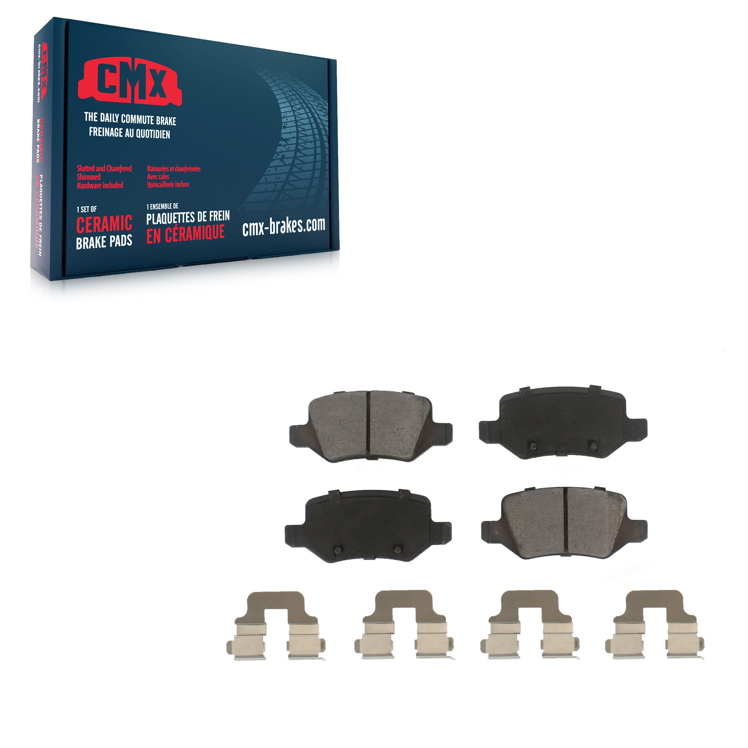 CMX CMX-D1358 Disc Brake Pad for 2006-2011 Mercedes-Benz B200 - Rear
