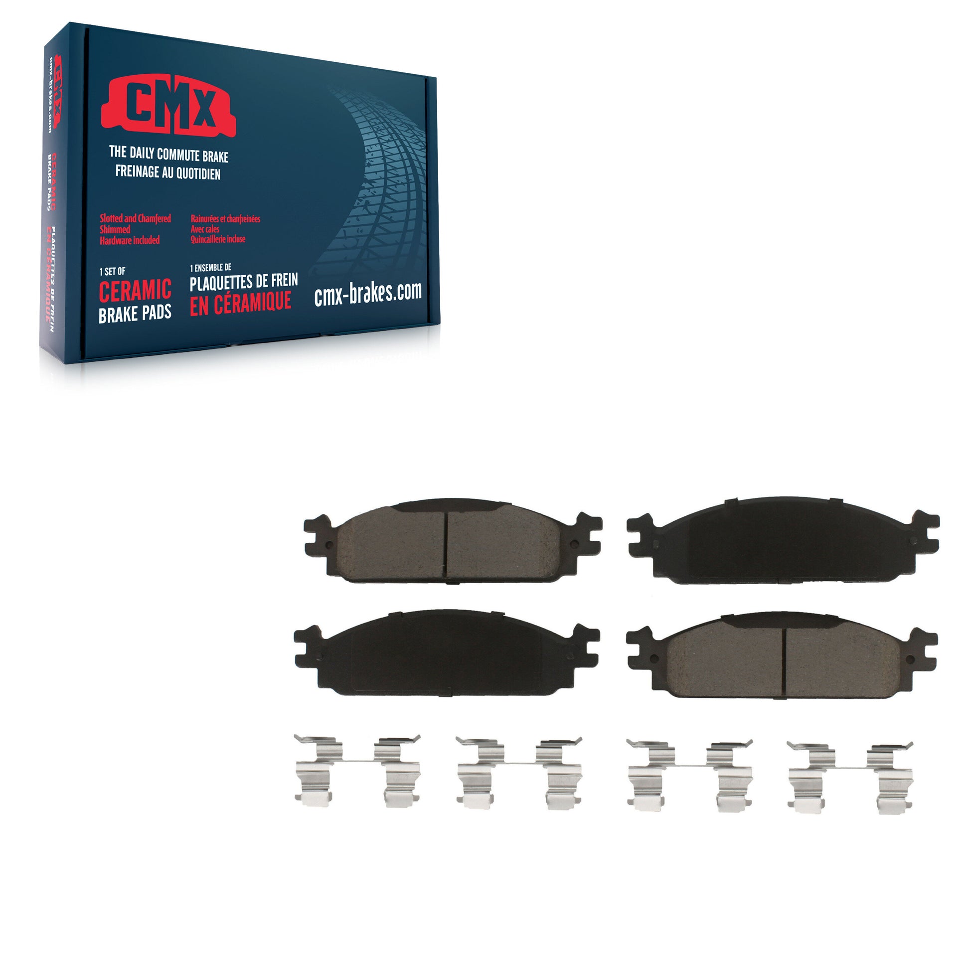 CMX CMX-D1376 Disc Brake Pad for 2009-2010 Lincoln MKS - Front