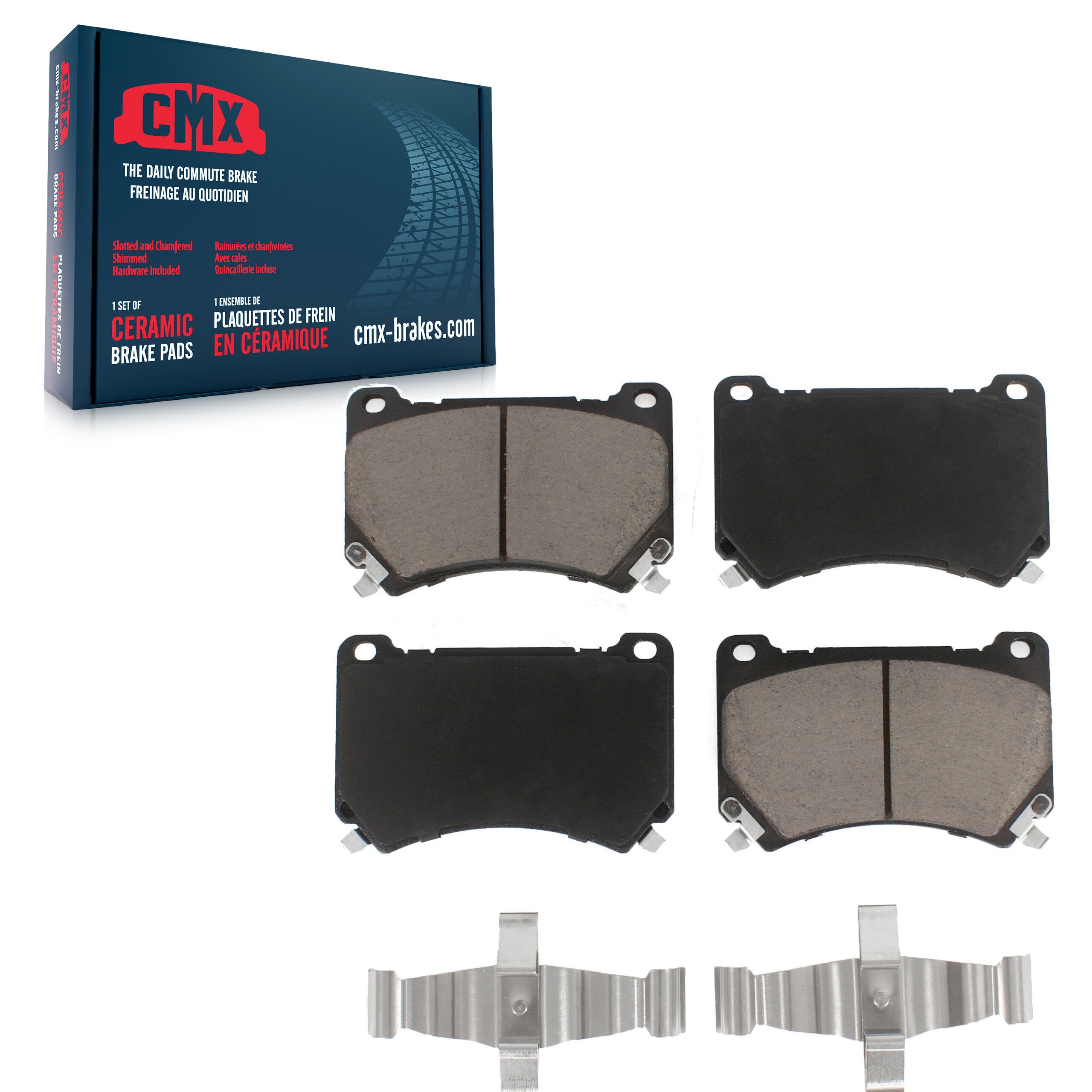 CMX CMX-D1396 Disc Brake Pad for 2009-2014 Hyundai Genesis, Hyundai Equus - Front