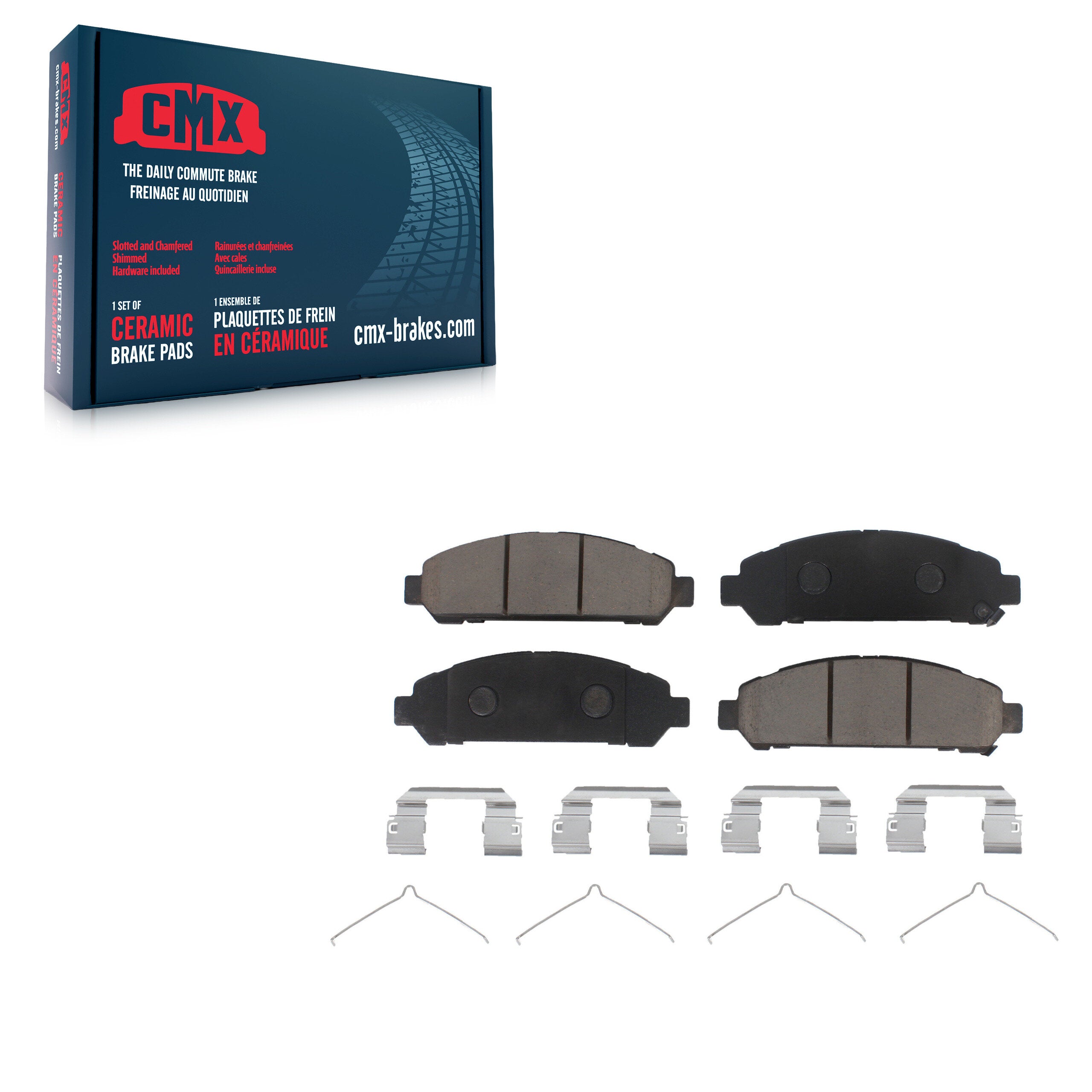 CMX CMX-D1401 Disc Brake Pad for 2009-2016 Toyota Venza - Front