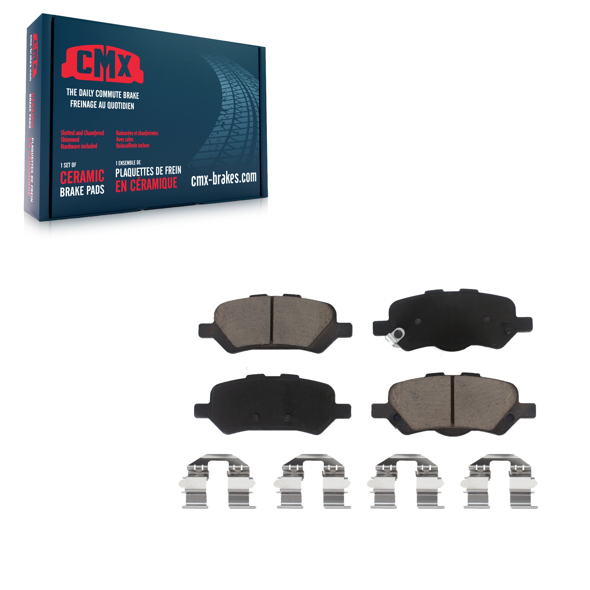 CMX CMX-D1402 Disc Brake Pad for 2009-2016 Toyota Venza - Rear