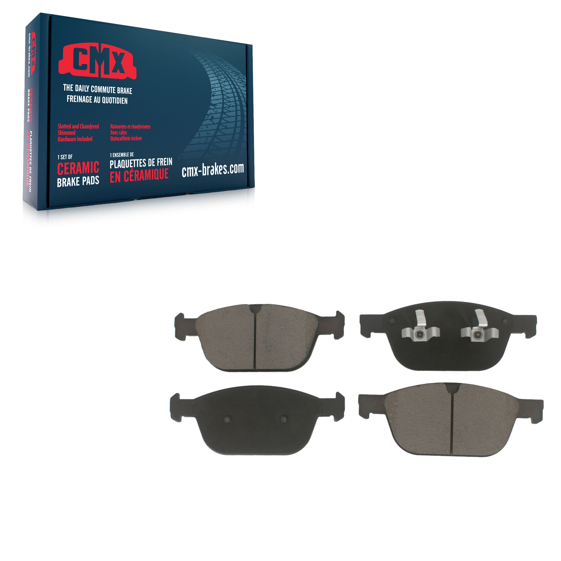 CMX CMX-D1412 Disc Brake Pad for 2003-2016 Volvo XC60, Volvo XC90 - Front