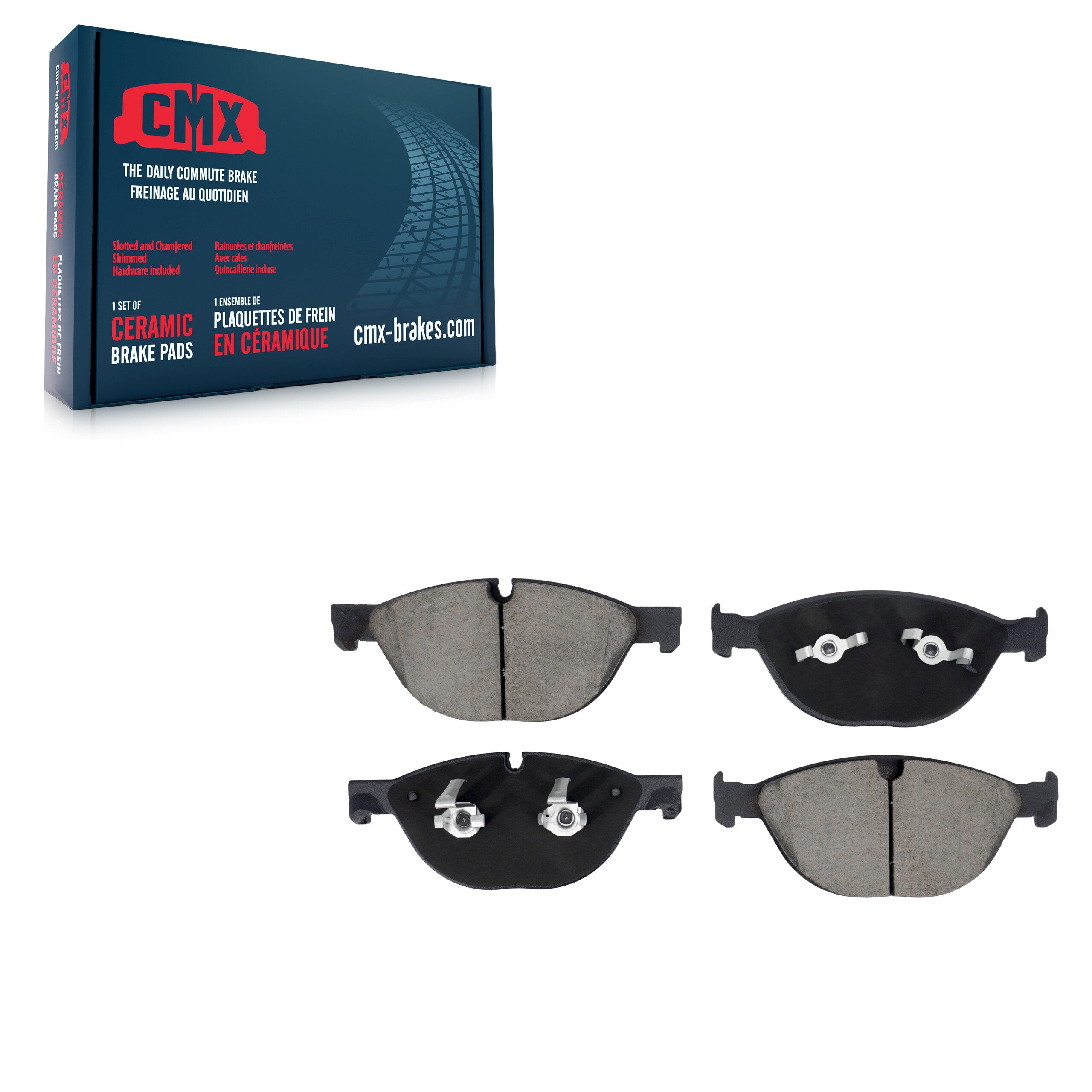CMX CMX-D1448 Disc Brake Pad for 2010-2022 Jaguar F-Type, Jaguar XJ, Jaguar XJR575 - Front