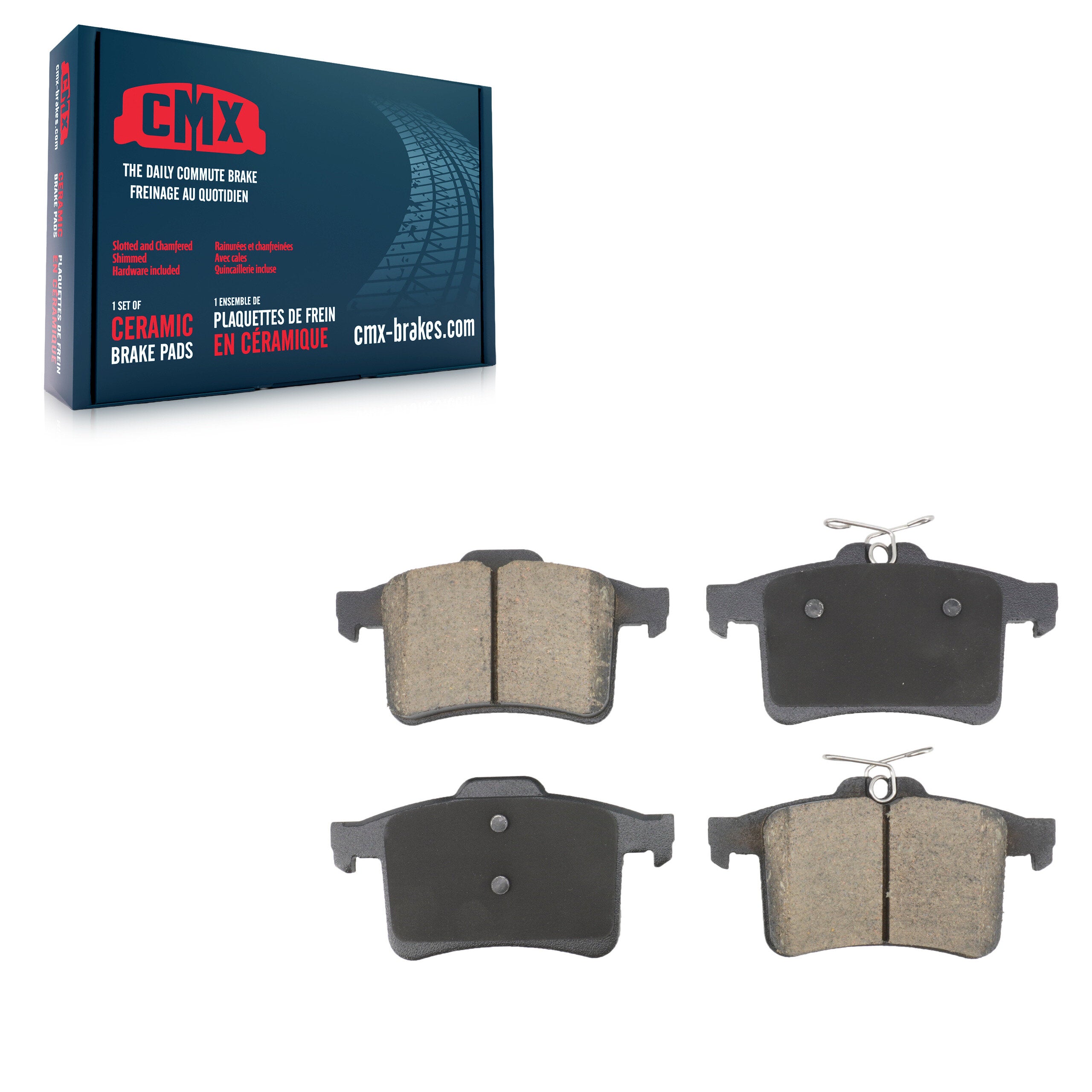 CMX CMX-D1449 Disc Brake Pad for 2010-2016 Jaguar XJ, Jaguar XJR, Jaguar XKR - Rear