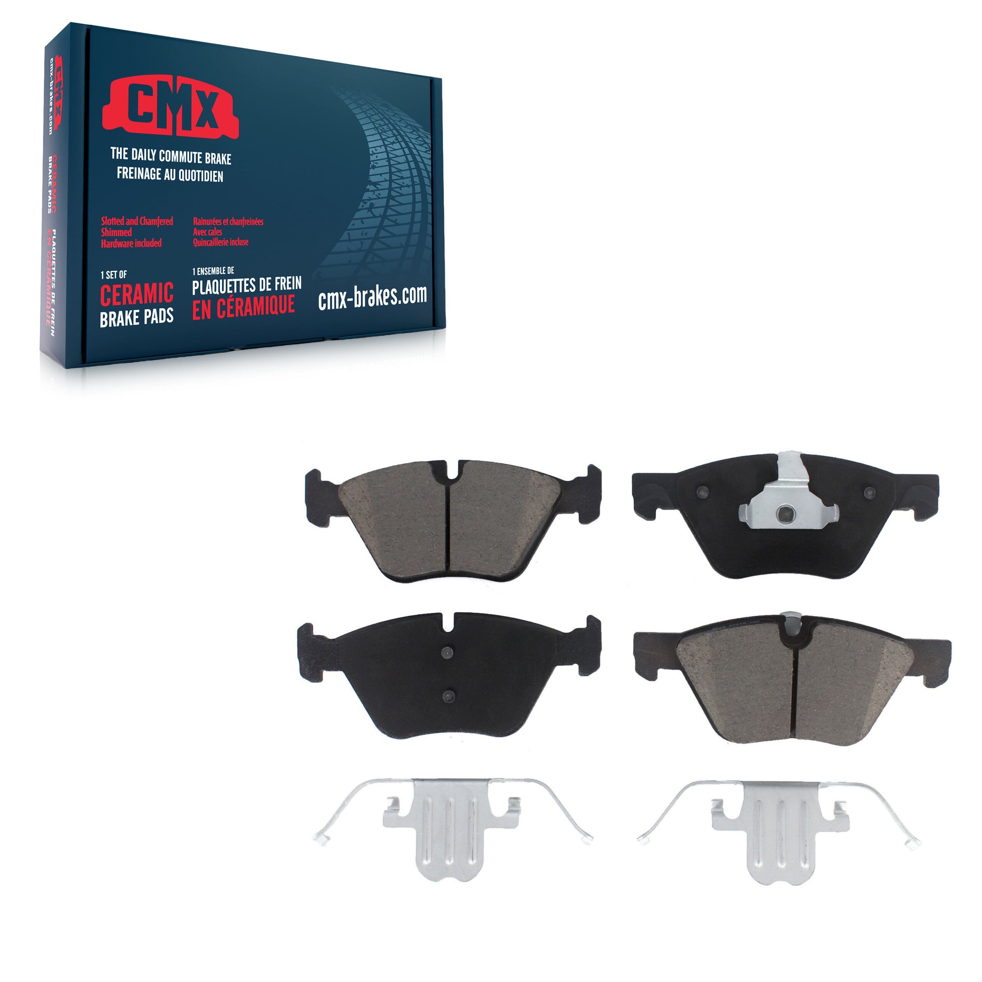 CMX CMX-D1504 Disc Brake Pad for 2011-2016 BMW 528i xDrive, BMW 528i - Front