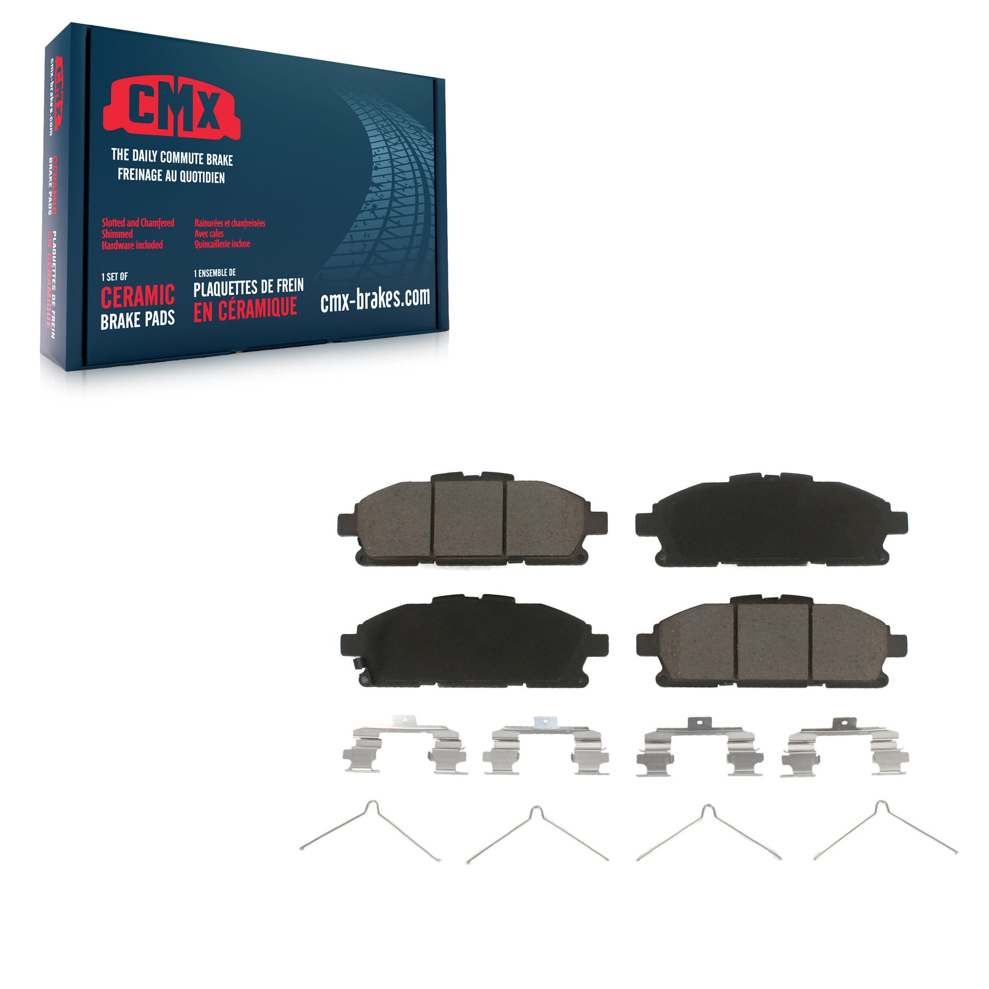 CMX CMX-D1552 Disc Brake Pad for 2011-2017 Nissan Quest - Front