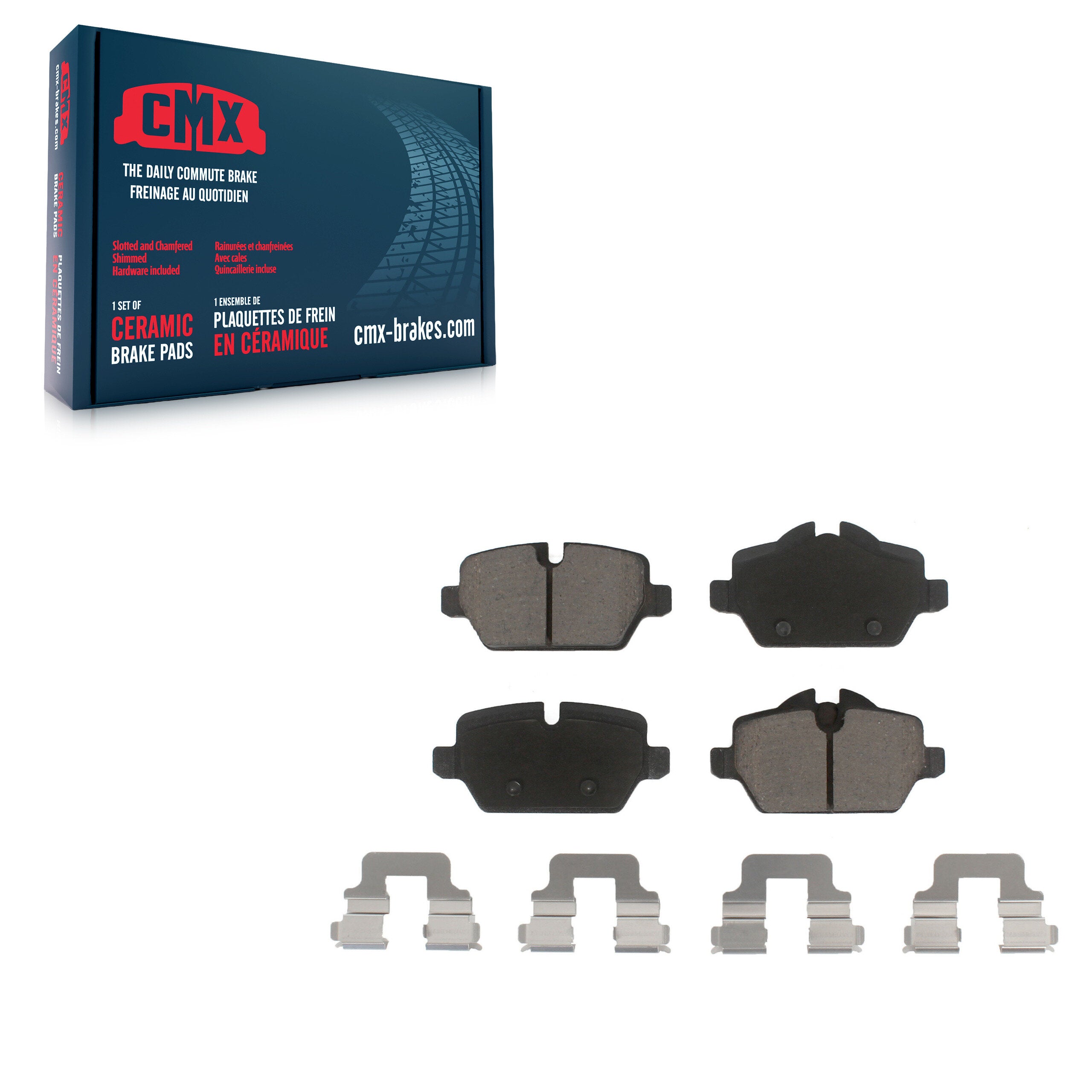 CMX CMX-D1554 Disc Brake Pad for 2011-2016 Mini Cooper Paceman, Mini Cooper Countryman - Rear