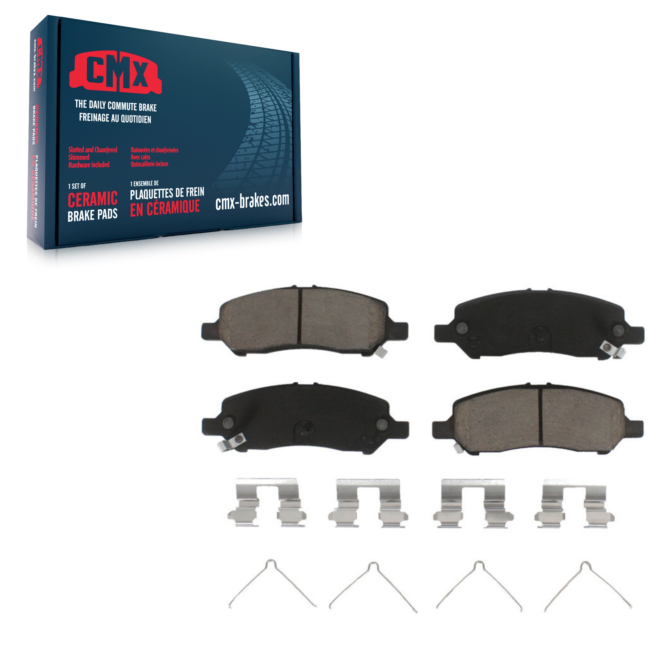 CMX CMX-D1647 Disc Brake Pad for 2013-2016 Dodge Dart - Rear