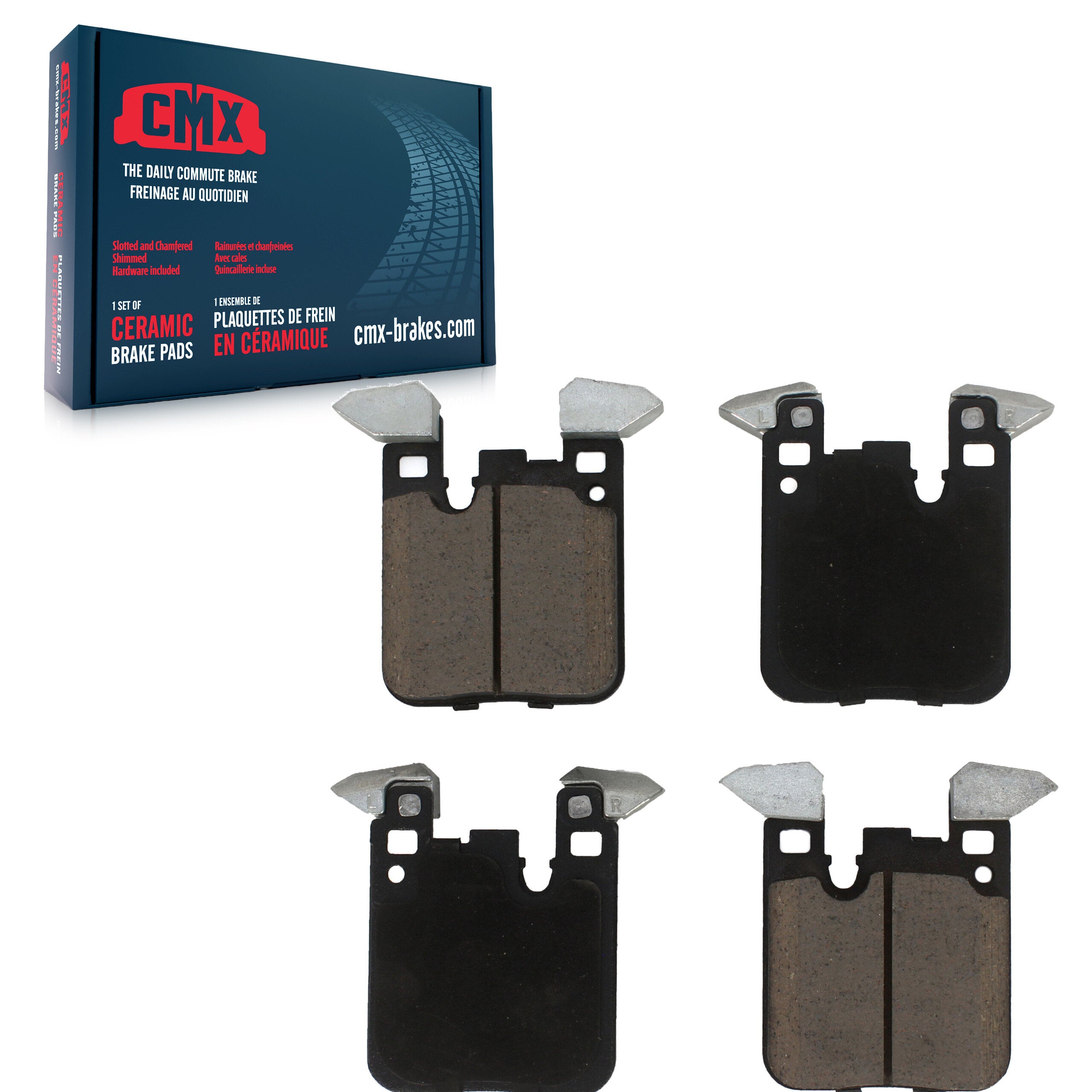 CMX CMX-D1656 Disc Brake Pad for 2012-2021 BMW 230i, BMW 230i xDrive, BMW 330i - Rear
