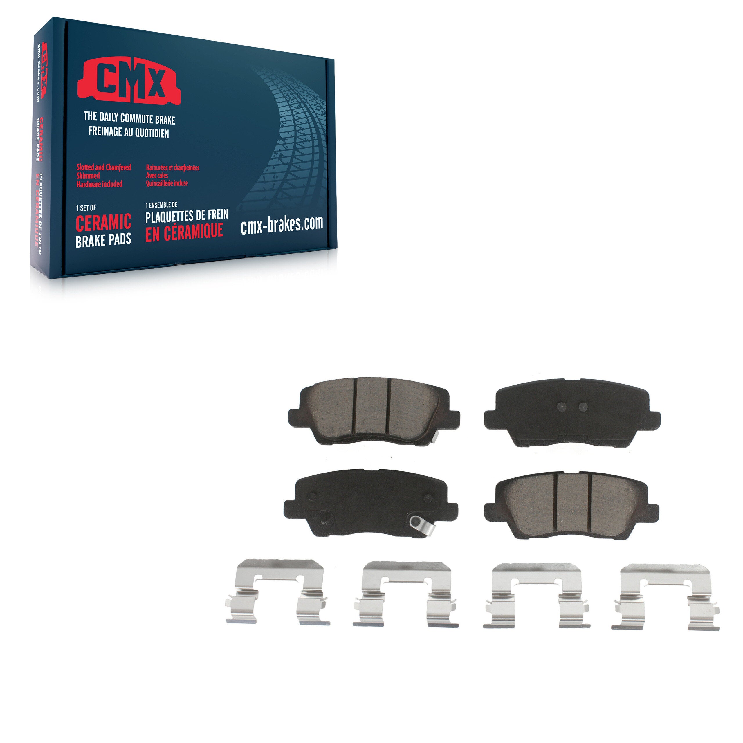 CMX CMX-D1659 Disc Brake Pad for 2013-2019 Cadillac ATS, Cadillac CTS - Rear