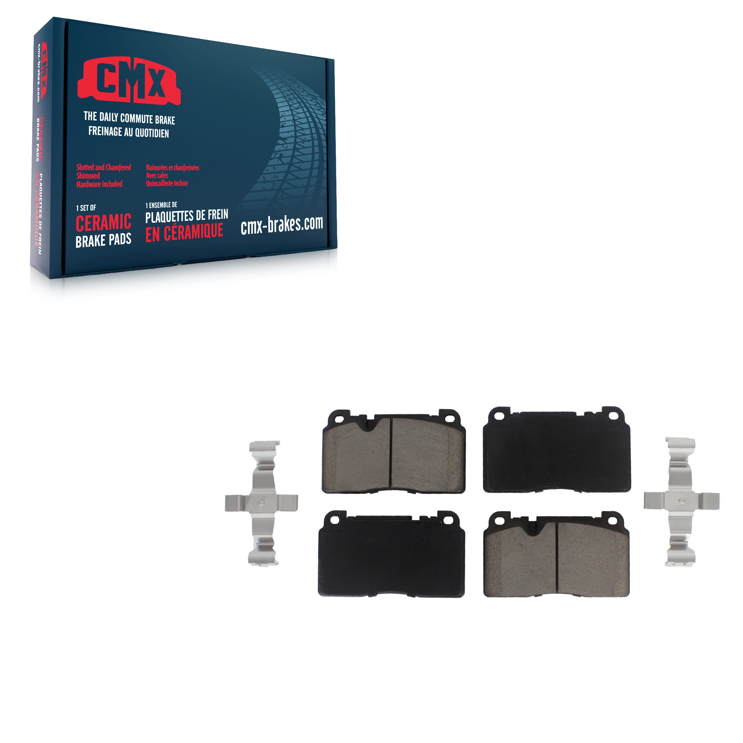 CMX CMX-D1663 Disc Brake Pad for 2013-2017 Audi Q5 - Front