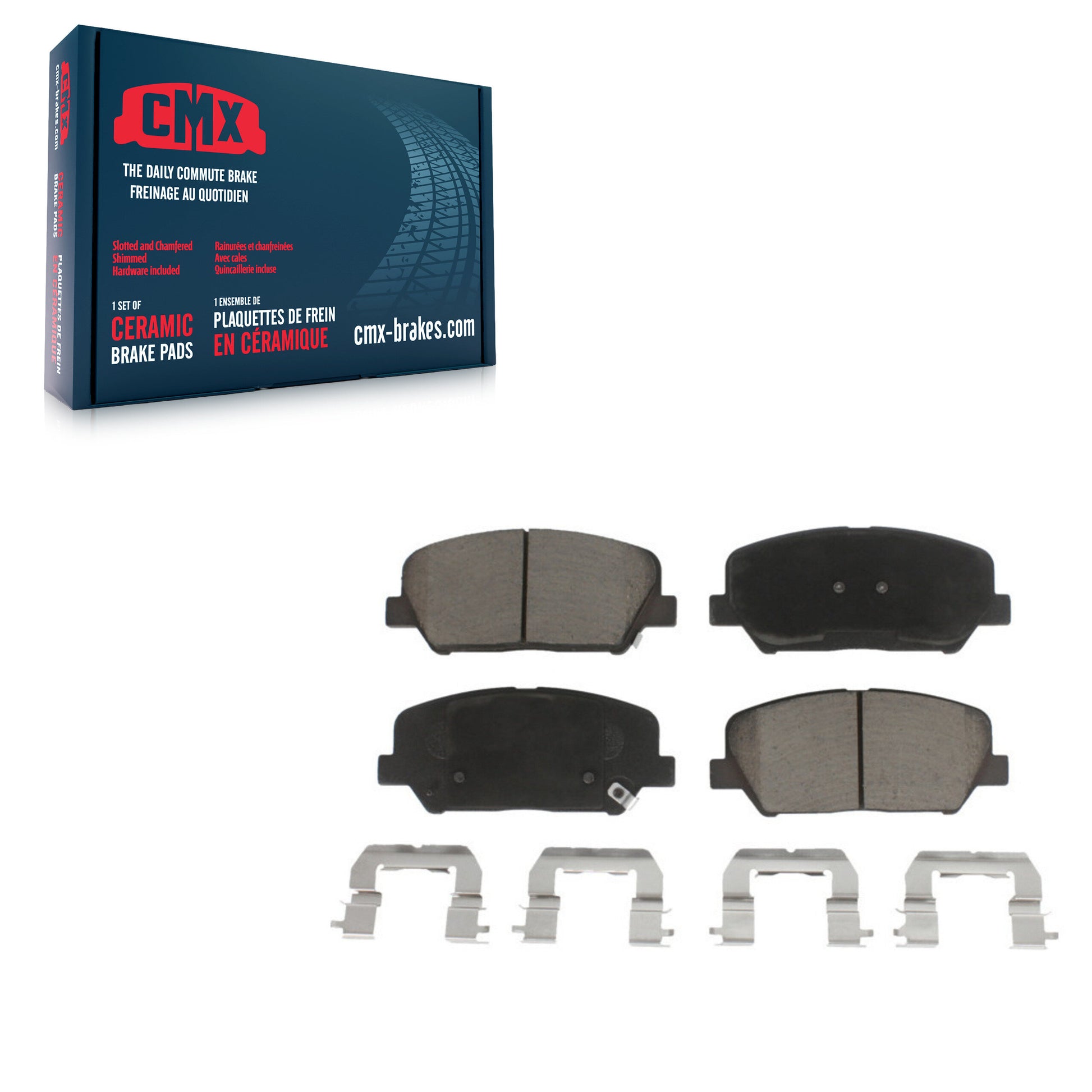 CMX CMX-D1735 Disc Brake Pad for 2014-2016 Kia Forte, Kia Forte Koup, Kia Forte5 - Front