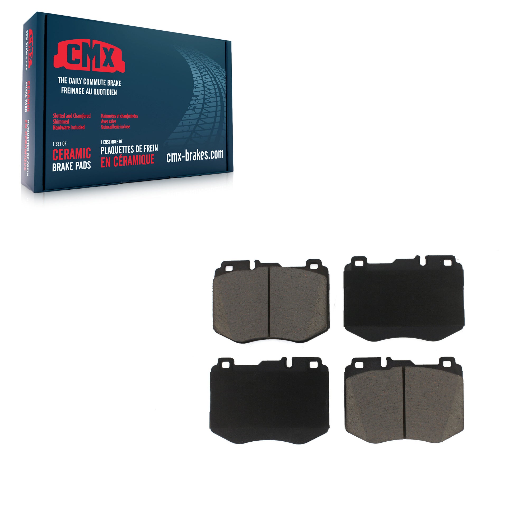 CMX CMX-D1796 Disc Brake Pad for 2015-2022 Mercedes-Benz E350, Mercedes-Benz C300, Mercedes-Benz E300 - Front