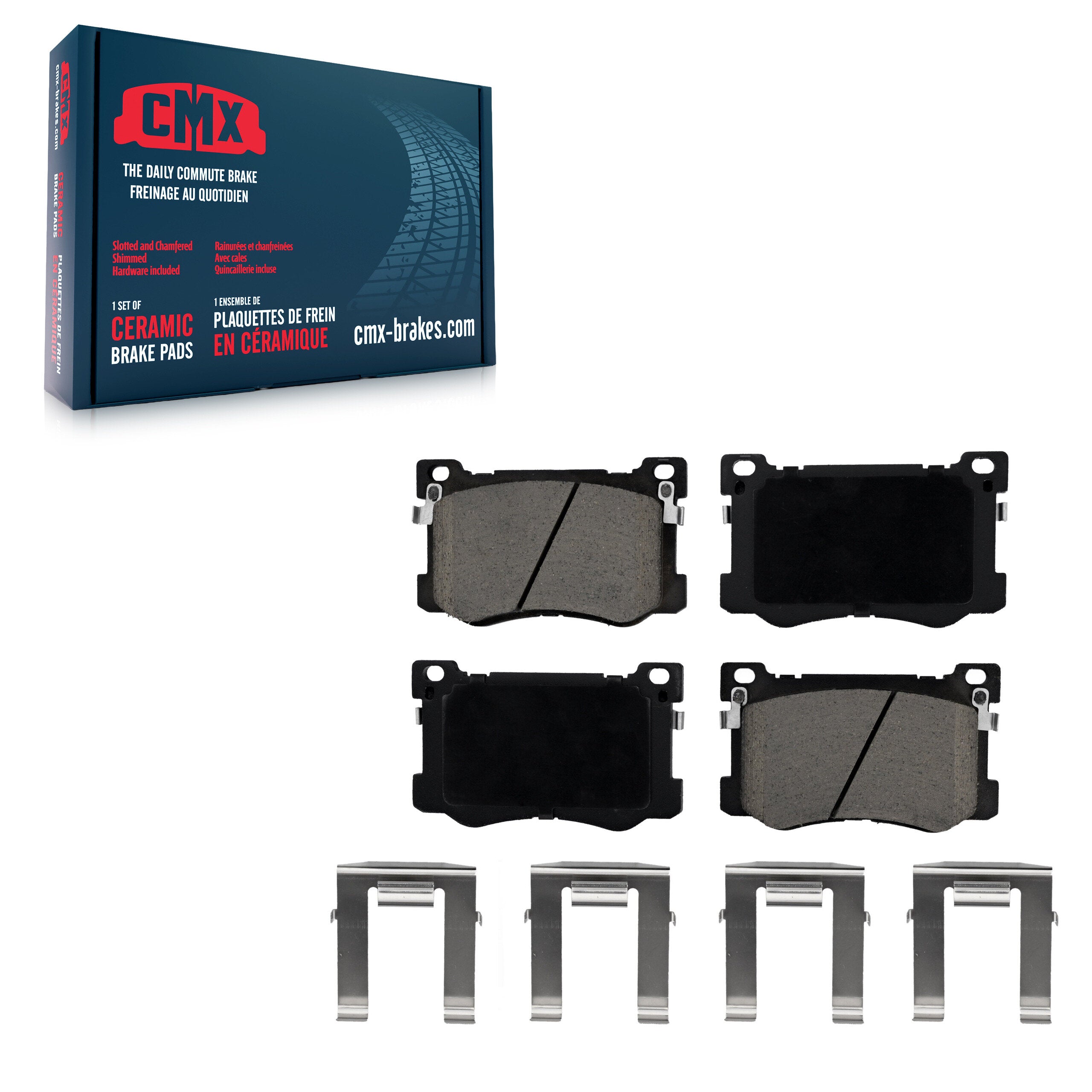 CMX CMX-D1799 Disc Brake Pad for 2015-2020 Genesis G80, Hyundai Genesis, Kia K900 - Front