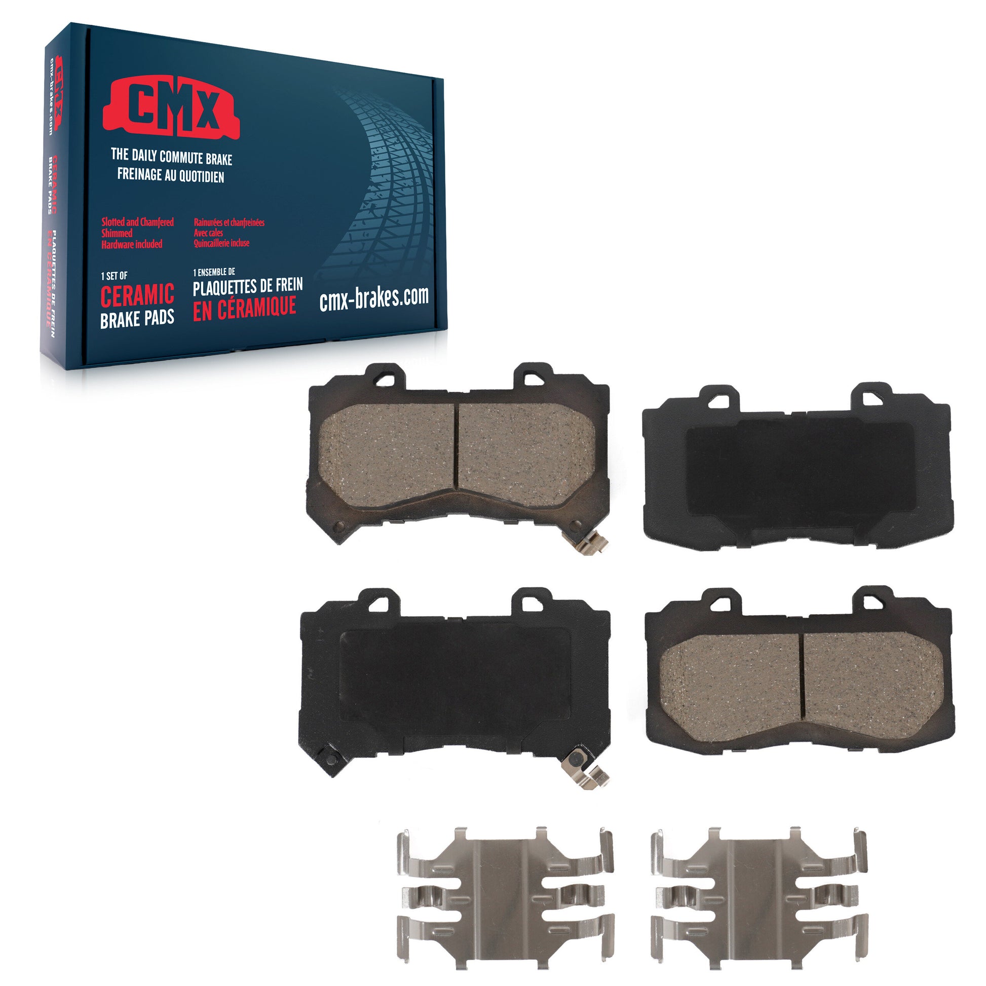 CMX CMX-D1802 Disc Brake Pad for 2015-2020 Chevrolet Colorado, GMC Canyon - Front