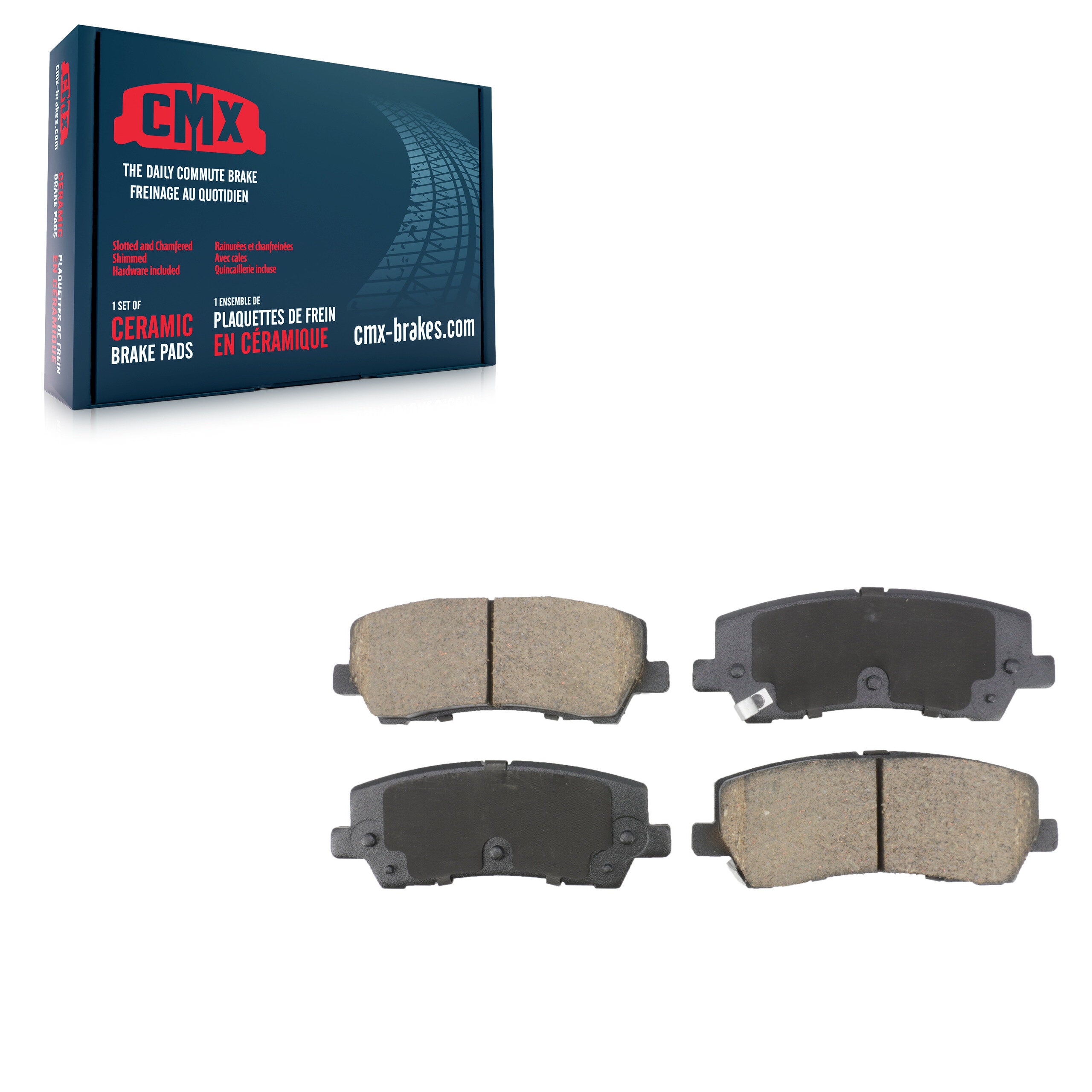 CMX CMX-D1810 Disc Brake Pad for 2015-2023 Ford Mustang - Rear