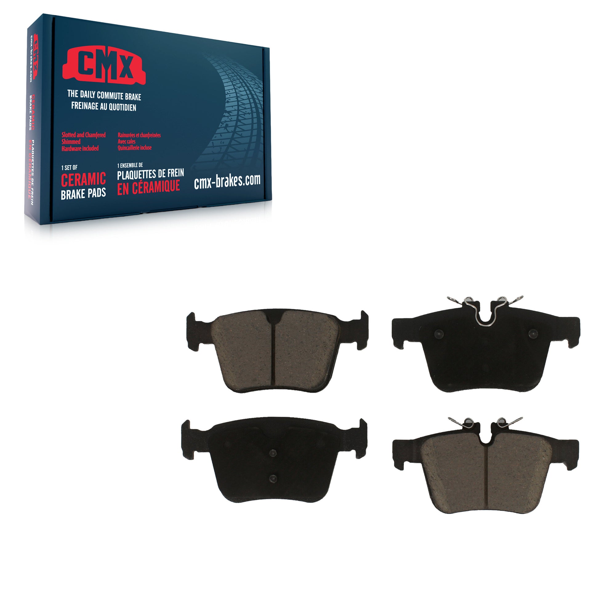 CMX CMX-D1821 Disc Brake Pad for 2015-2024 Volvo S60, Jaguar F-Pace, Land Rover Range Rover Velar - Rear
