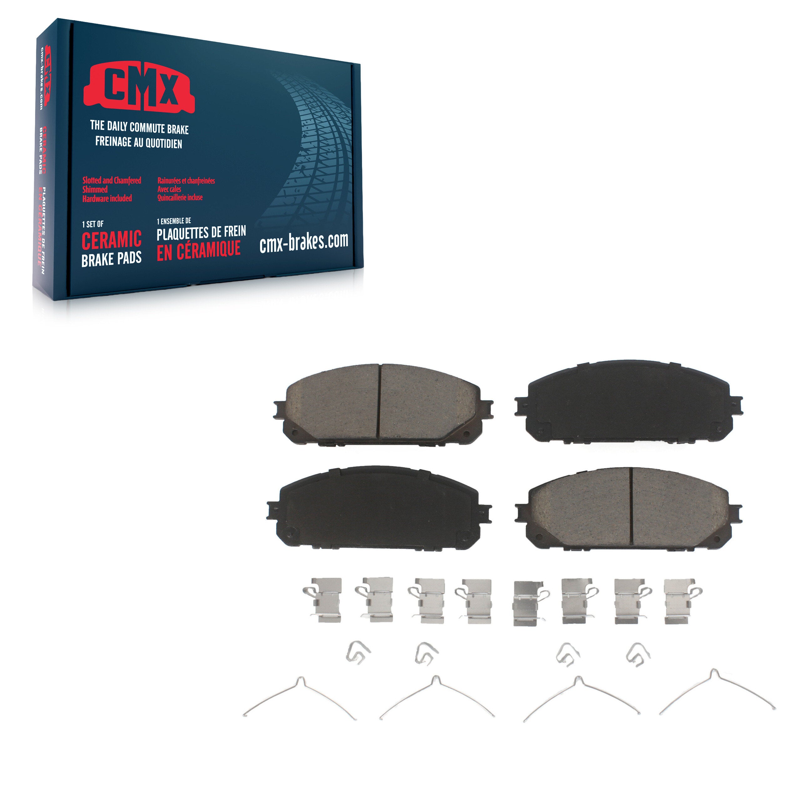 CMX CMX-D1843 Disc Brake Pad for 2014-2023 Jeep Cherokee - Front