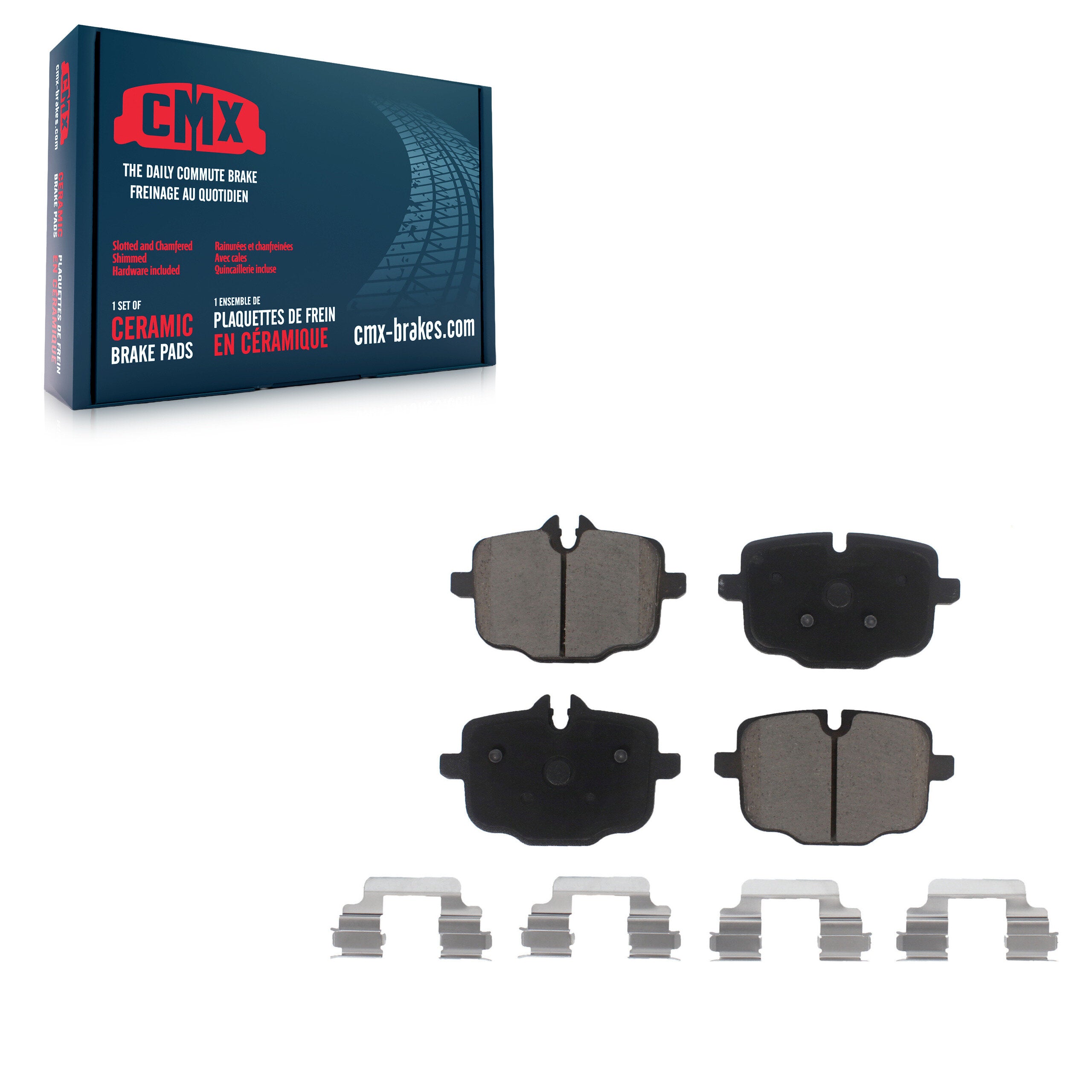 CMX CMX-D1850 Disc Brake Pad for 2016-2024 BMW 840i, BMW 840i Gran Coupe, BMW 840i xDrive - Rear