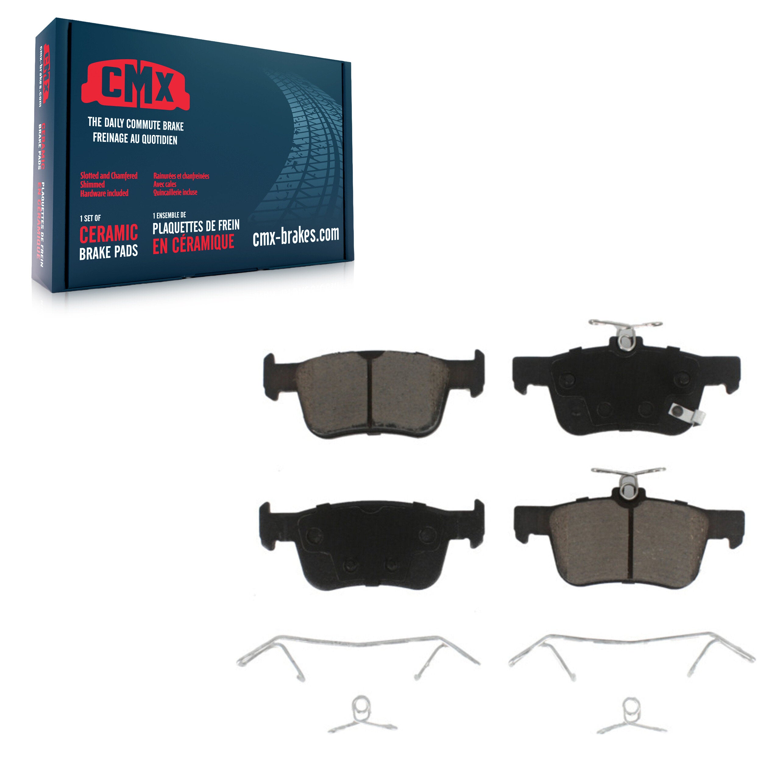 CMX CMX-D1878 Disc Brake Pad for 2016-2024 Honda Civic, Acura RDX - Rear