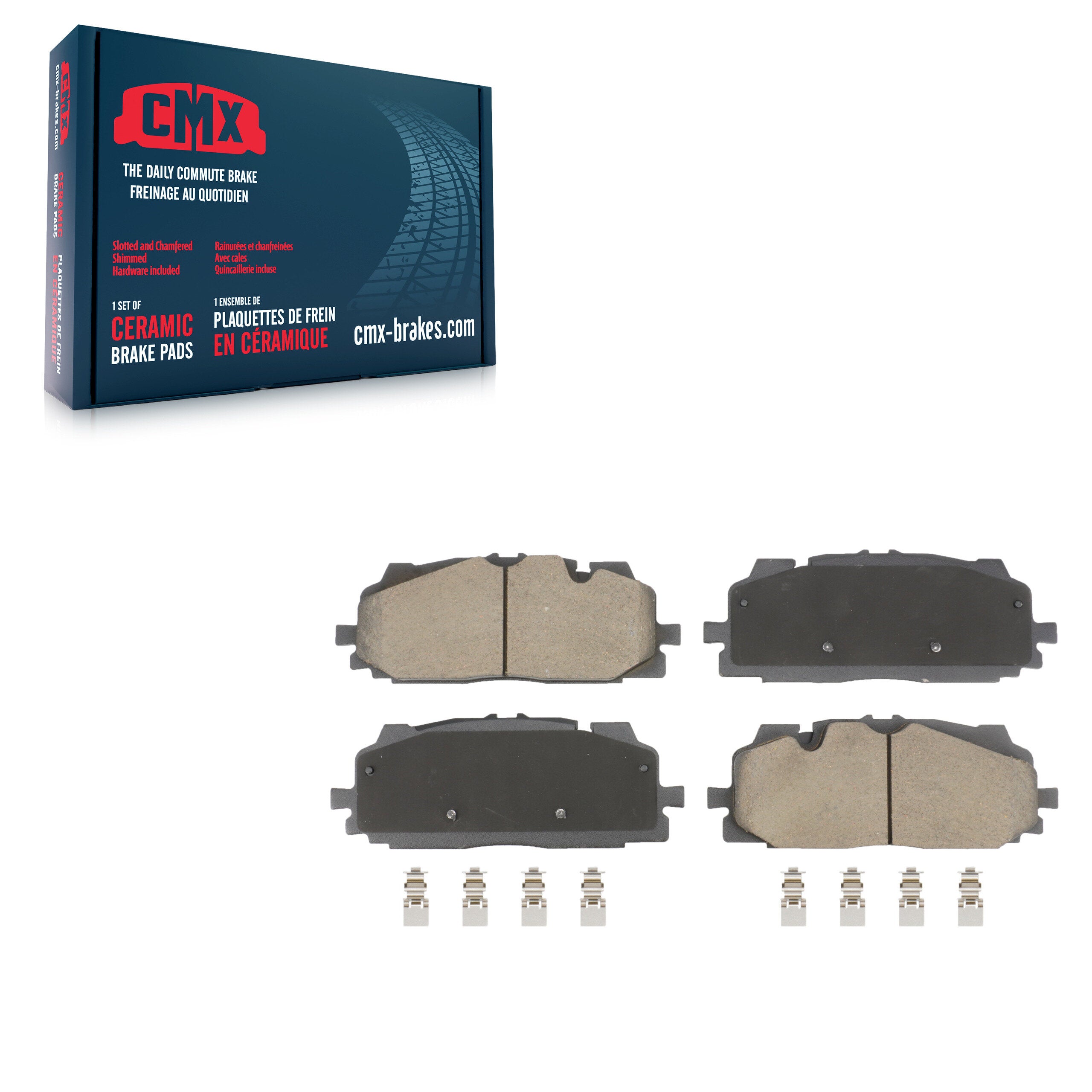 CMX CMX-D1894 Disc Brake Pad for 2017-2024 Audi A8 Quattro, Audi RS5, Audi RS5 Sportback - Front