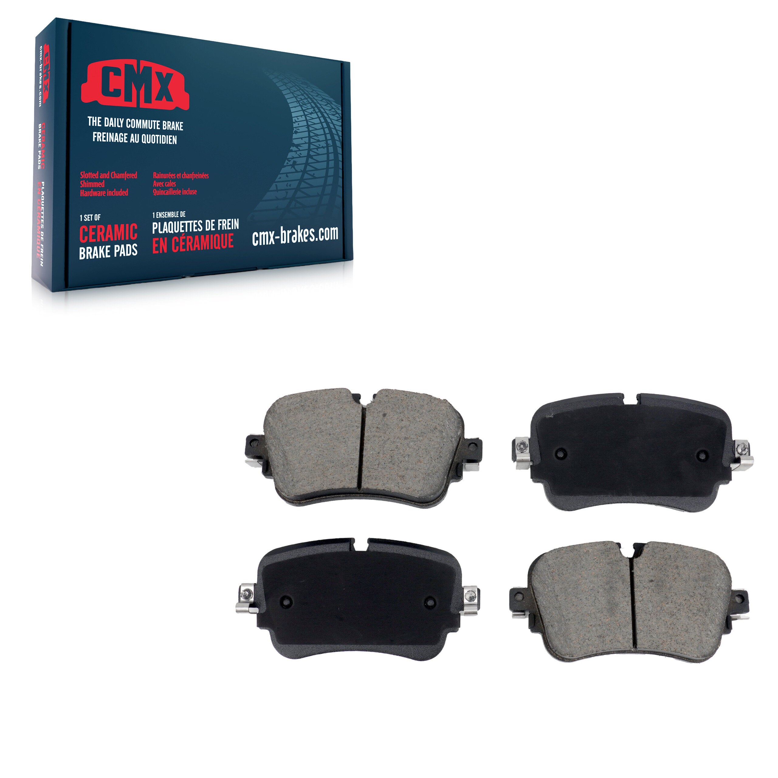 CMX CMX-D1895 Disc Brake Pad for 2017-2020 Audi A8 Quattro, Audi Q7, Audi Q8 - Rear