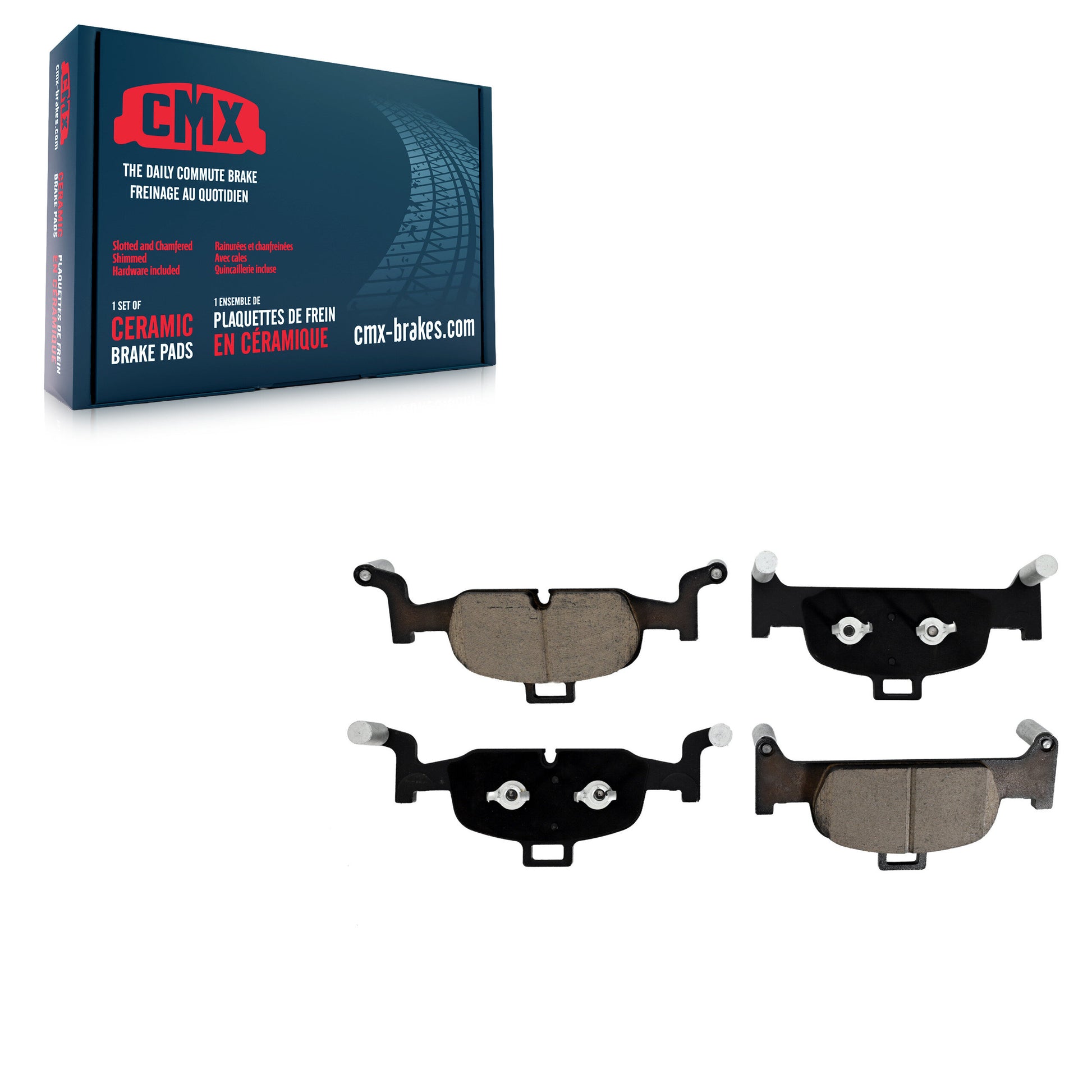 CMX CMX-D1897 Disc Brake Pad for 2017-2024 Audi A6 Quattro, Audi A5 Quattro, Audi A5 Sportback - Front