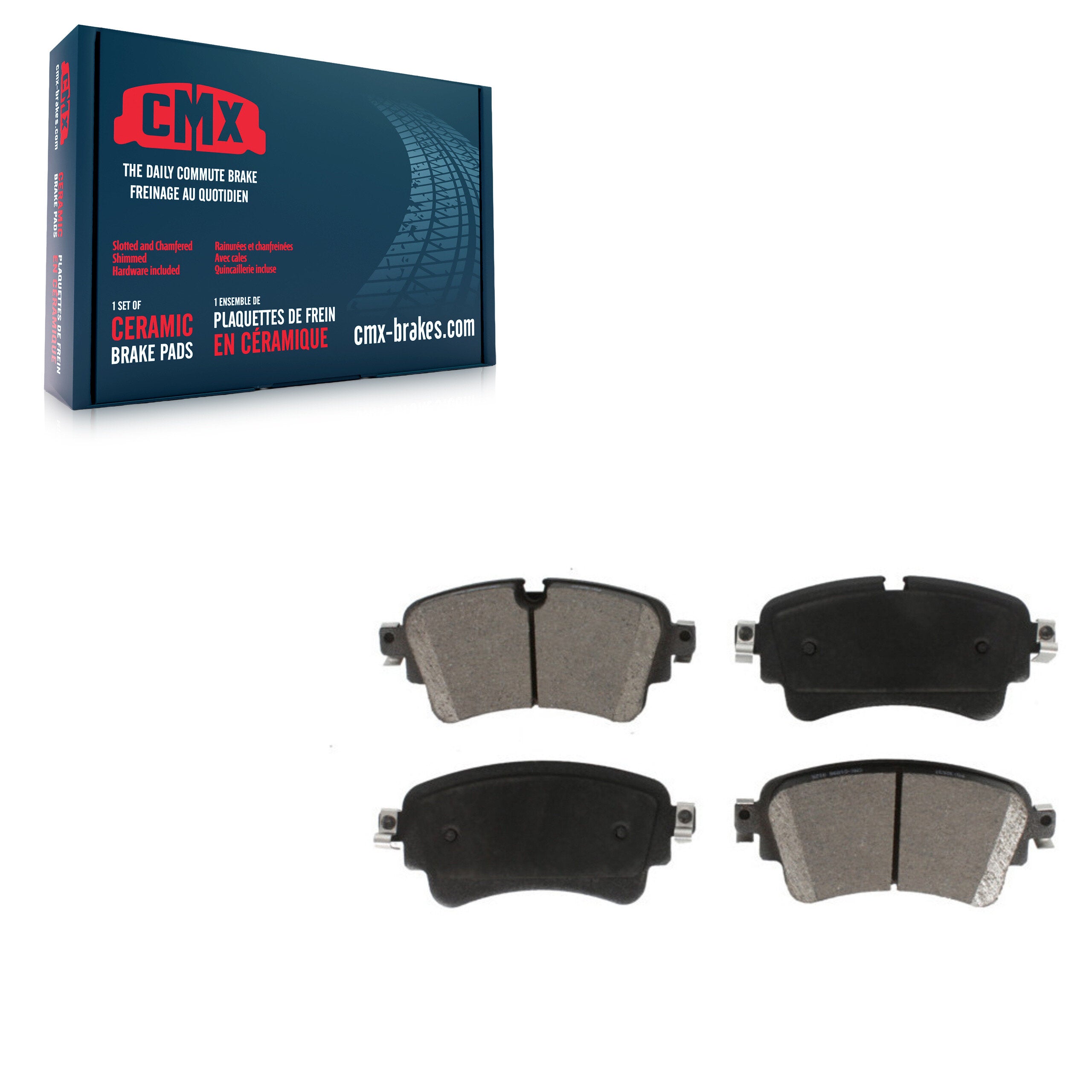 CMX CMX-D1898 Disc Brake Pad for 2017-2021 Audi RS5, Audi RS5 Sportback, Audi A4 - Rear