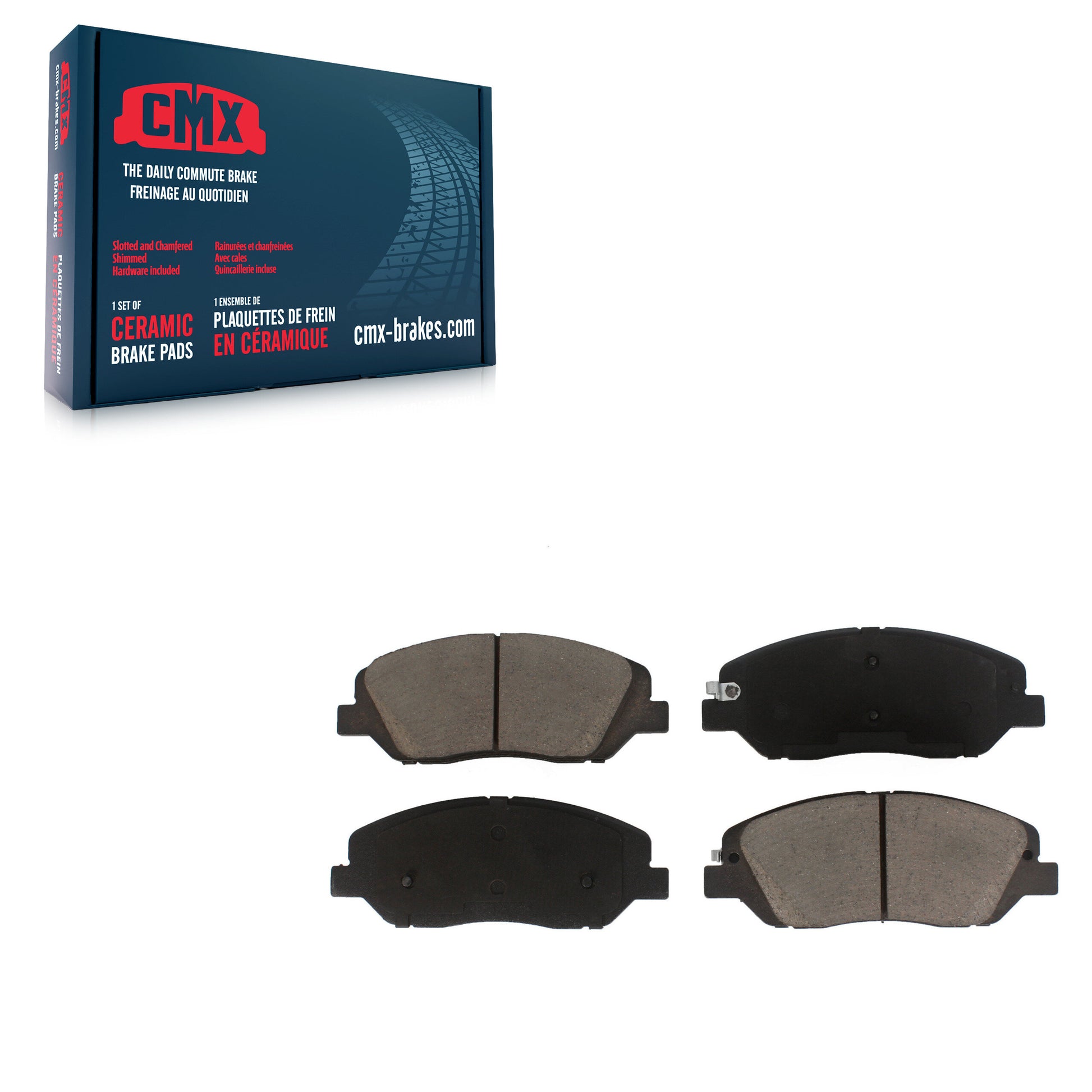 CMX CMX-D1917 Disc Brake Pad for 2017-2019 Hyundai Santa Fe, Hyundai Santa Fe XL - Front