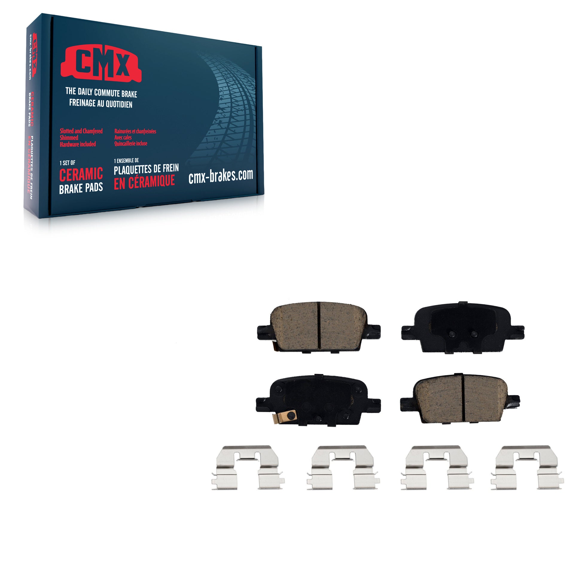 CMX CMX-D1921 Disc Brake Pad for 2016-2022 Chevrolet Malibu - Rear