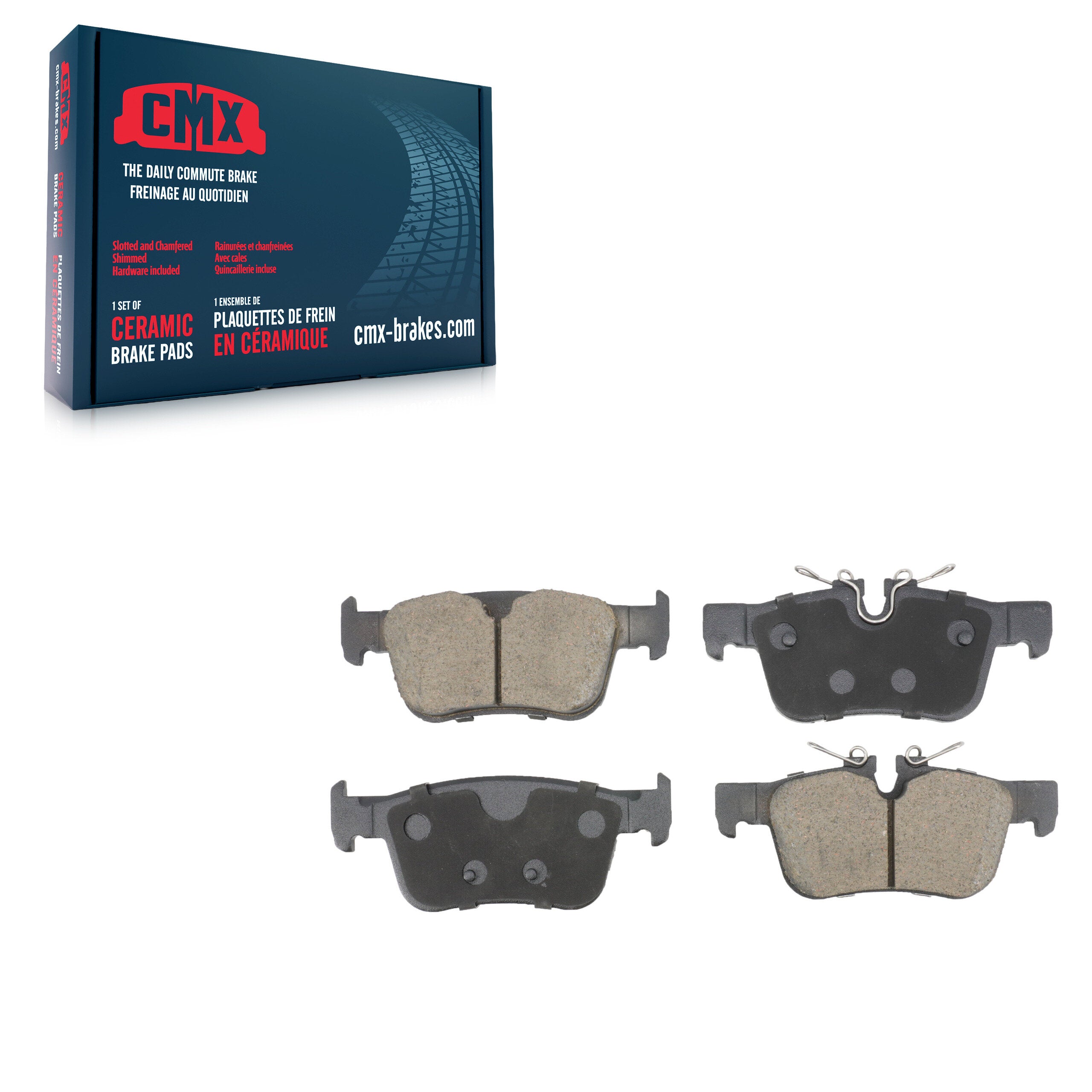 CMX CMX-D1938 Disc Brake Pad for 2017-2019 Volvo V60, Volvo V90, Volvo XC60 - Rear