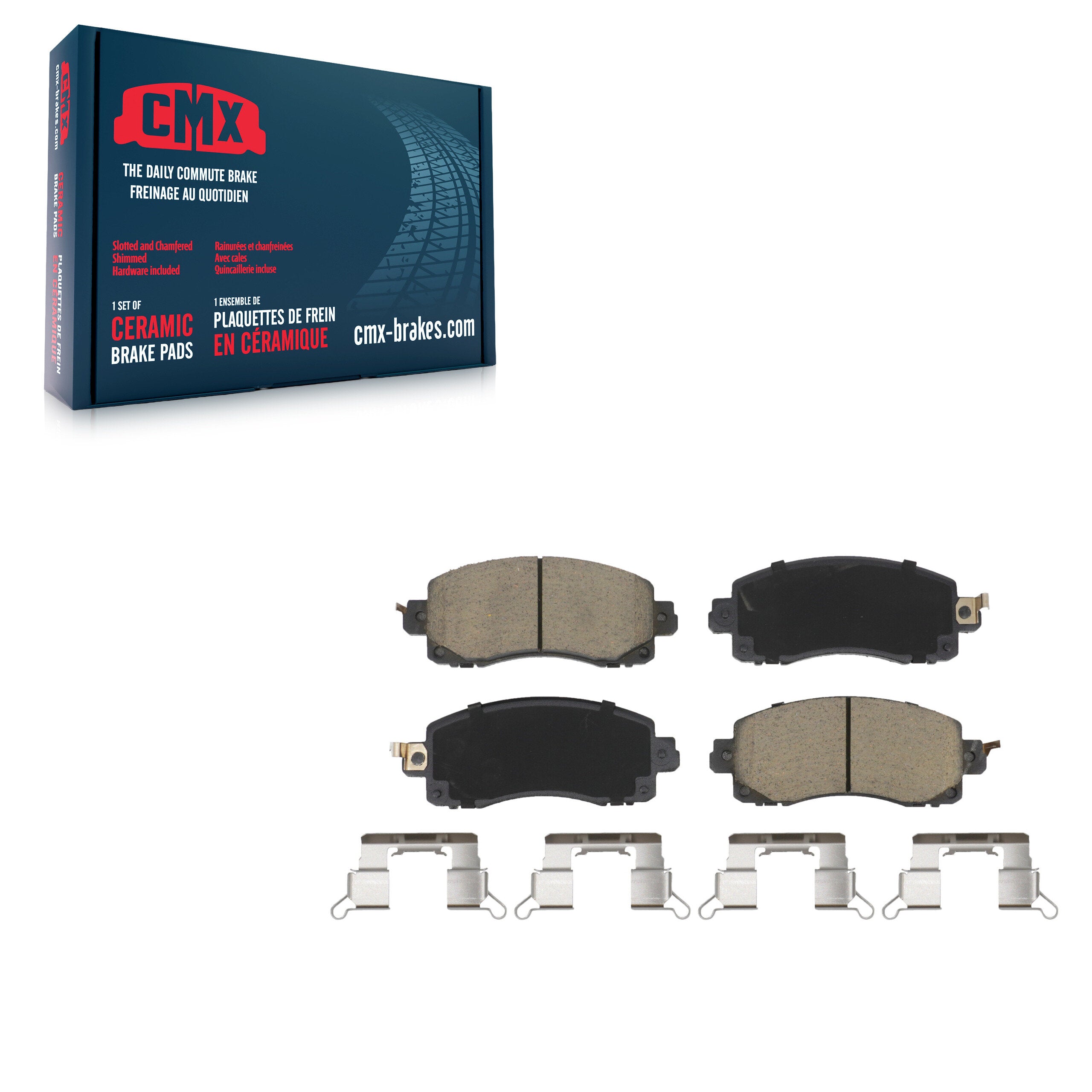 CMX CMX-D2045 Disc Brake Pad for 2017-2025 Subaru WRX, Subaru Legacy, Subaru Outback - Front