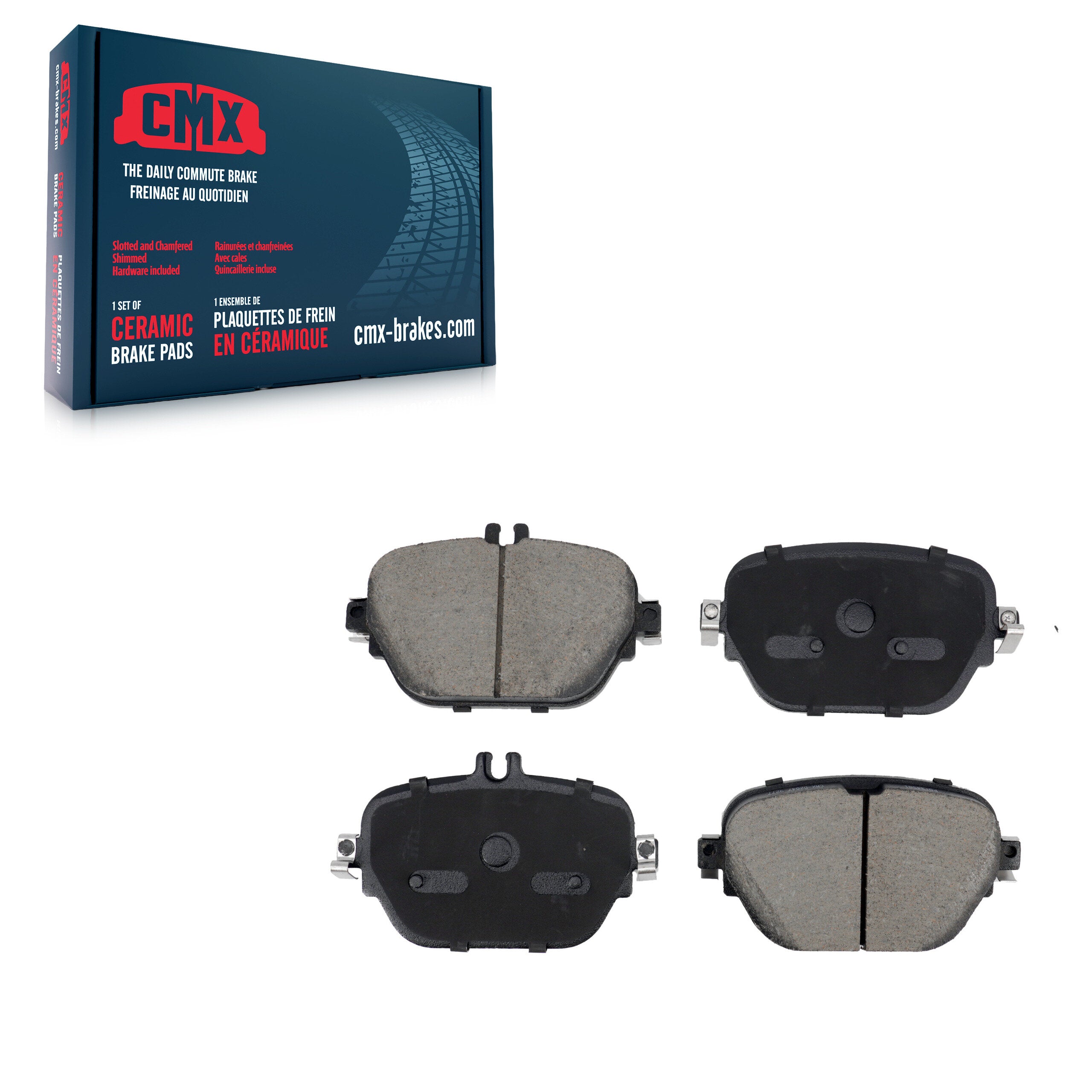 CMX CMX-D2047 Disc Brake Pad for 2017-2023 Mercedes-Benz CLS450, Mercedes-Benz CLS53 AMG, Mercedes-Benz E450 - Rear