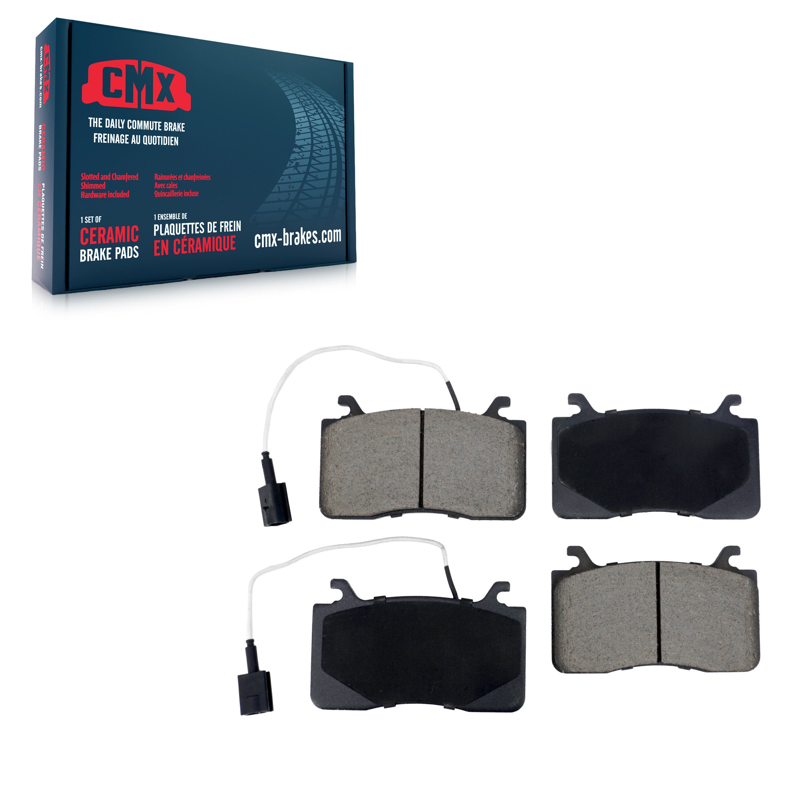 CMX CMX-D2052 Disc Brake Pad for 2017-2022 Alfa Romeo Stelvio, Alfa Romeo Giulia - Front