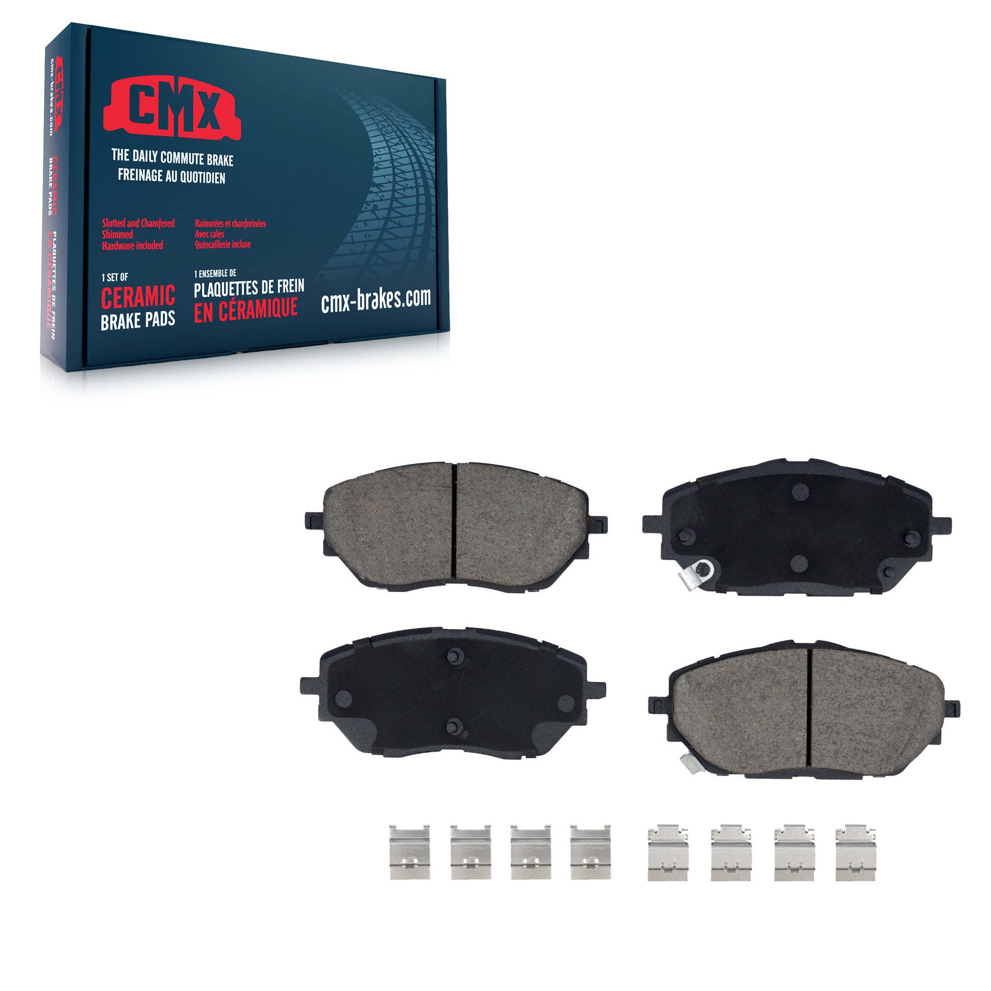 CMX CMX-D2065 Disc Brake Pad for 2018-2022 Toyota C-HR - Front