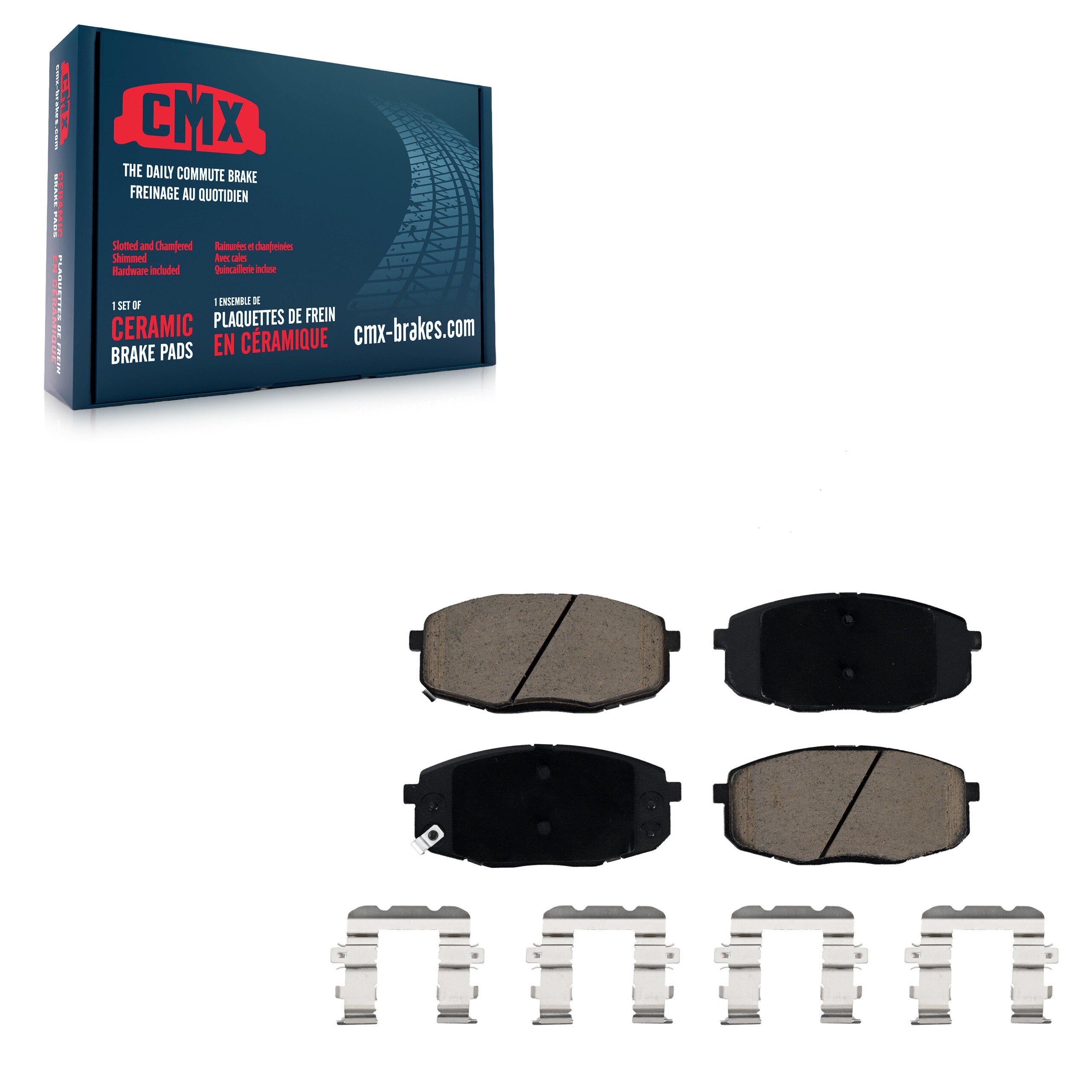 CMX CMX-D2094 Disc Brake Pad for 2014-2025 Kia Seltos, Kia Forte, Kia Forte5 - Front