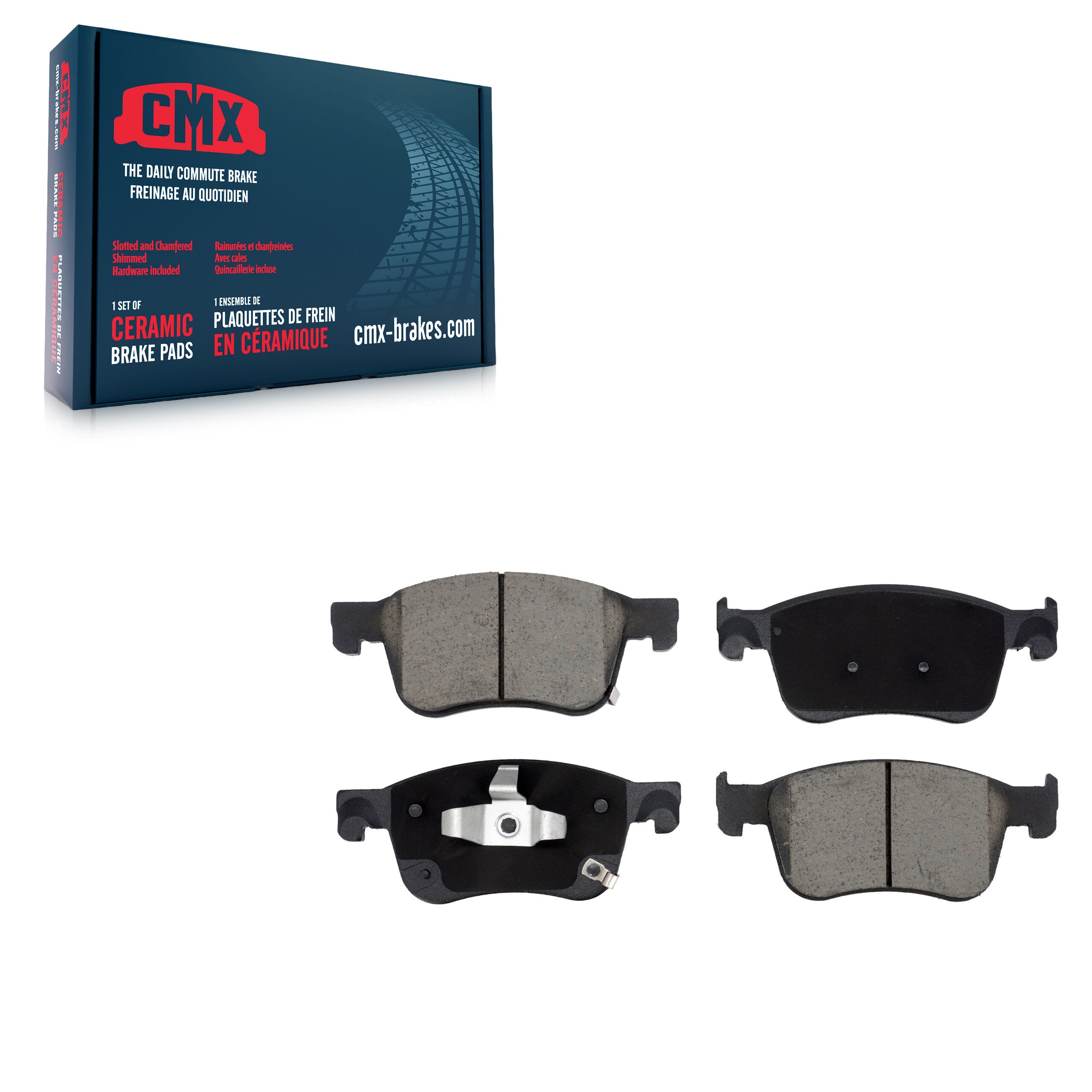 CMX CMX-D2115 Disc Brake Pad for 2018-2025 Acura Integra, Honda Accord, Honda Civic - Front