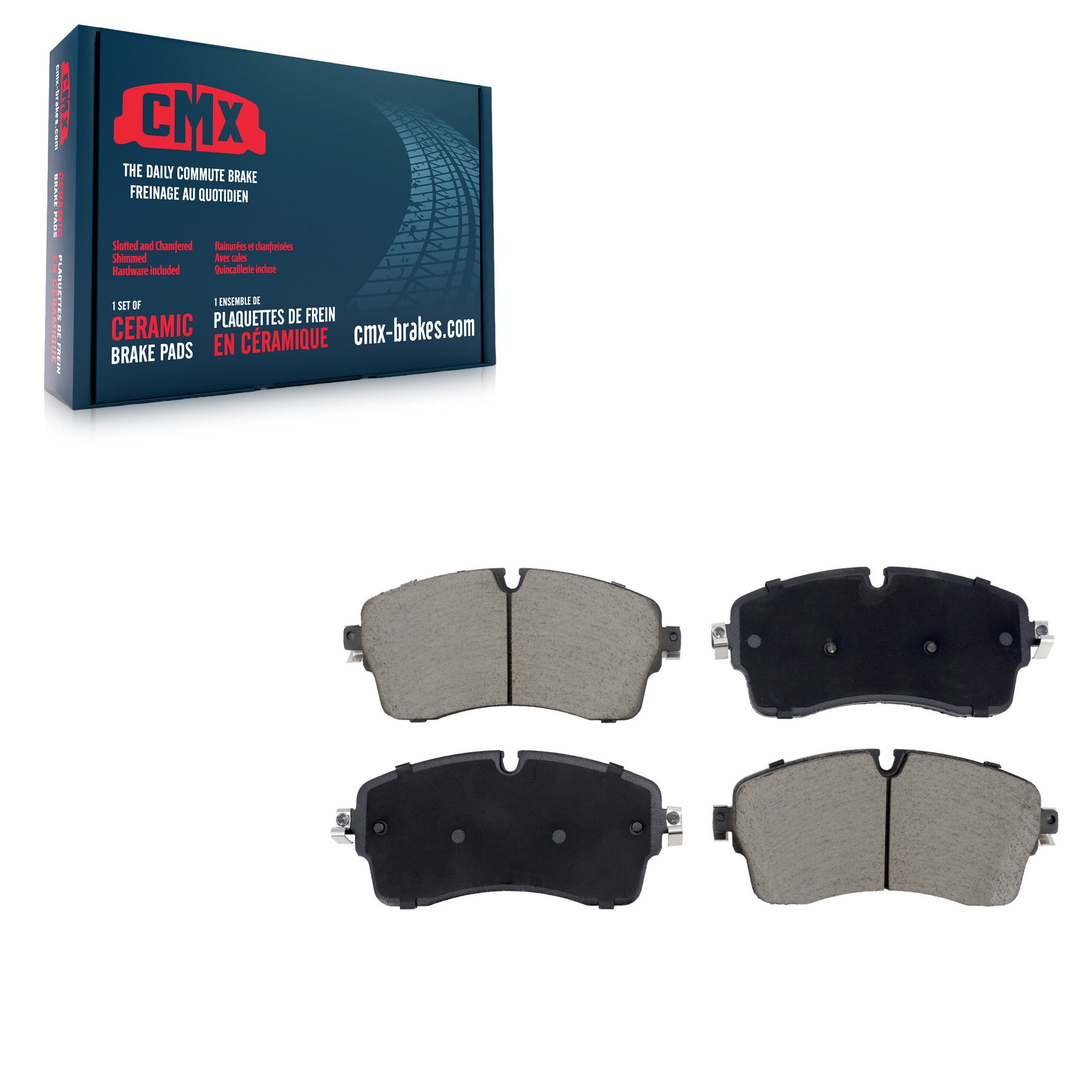 CMX CMX-D2133 Disc Brake Pad for 2016-2022 Land Rover Defender 90, Jaguar E-Pace, Land Rover Defender 110 - Front