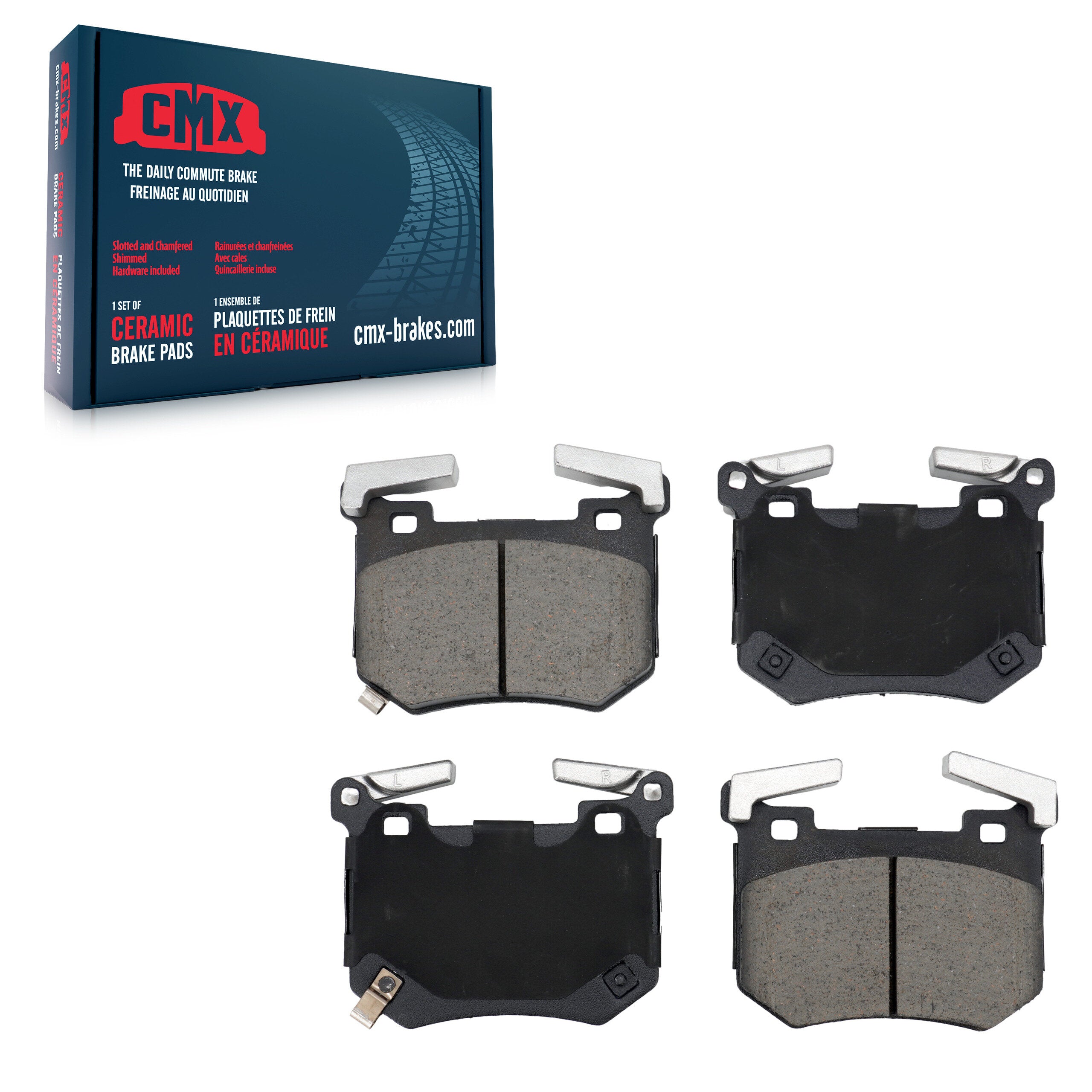 CMX CMX-D2144 Disc Brake Pad for 2018-2025 Genesis G70, Kia Stinger - Rear