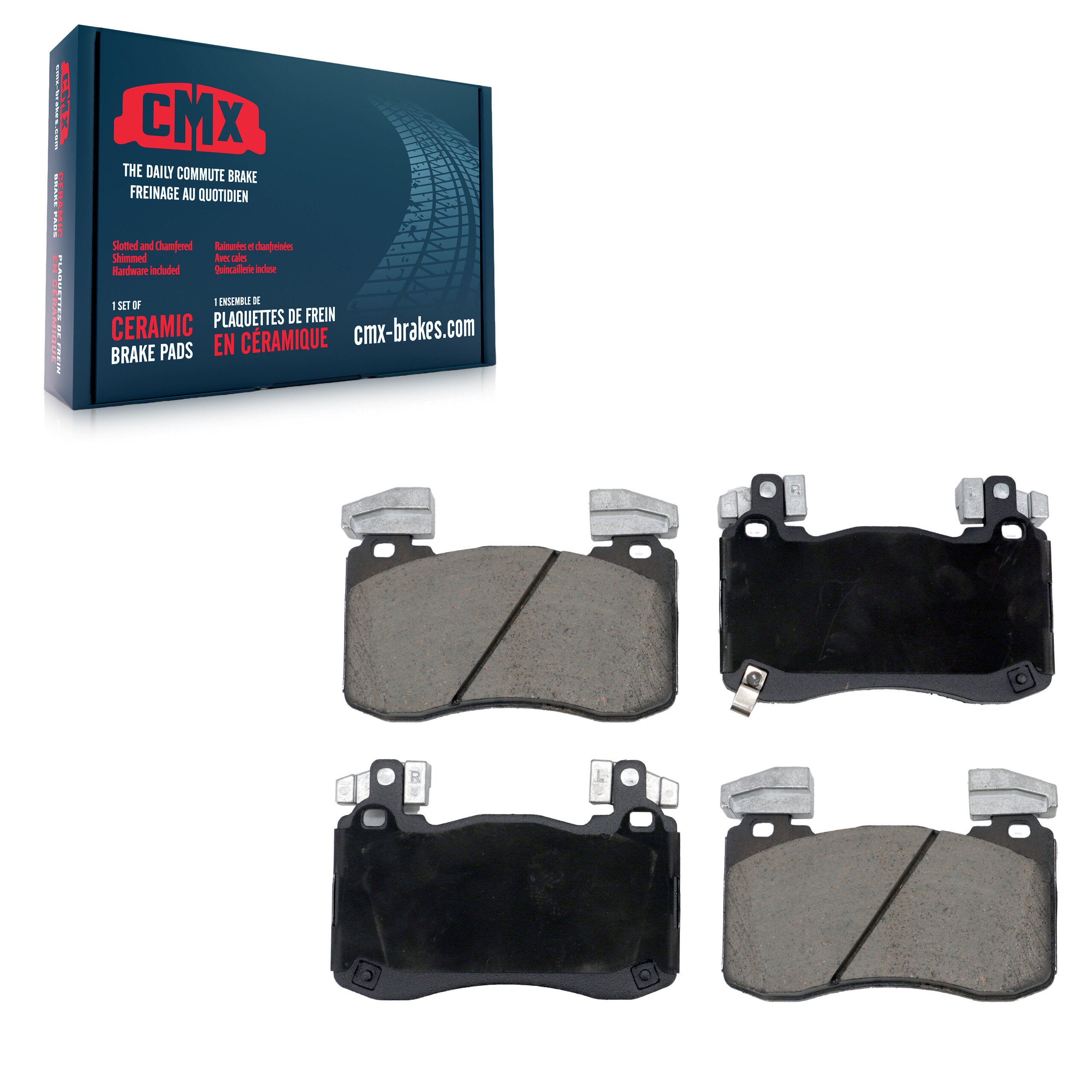 CMX CMX-D2145 Disc Brake Pad for 2018-2025 Genesis G70, Kia Stinger - Front