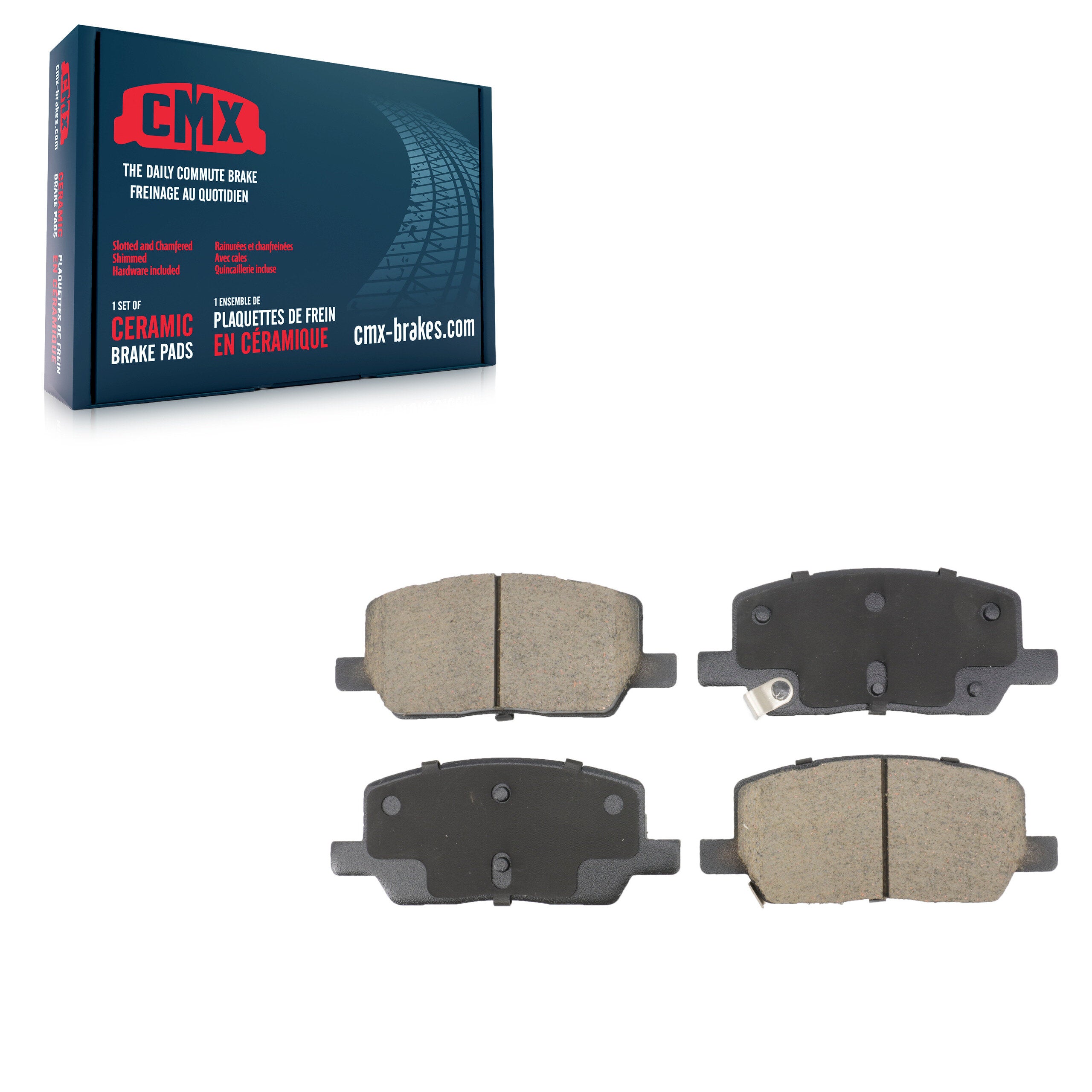 CMX CMX-D2164 Disc Brake Pad for 2017-2025 Tesla S, Tesla X - Rear
