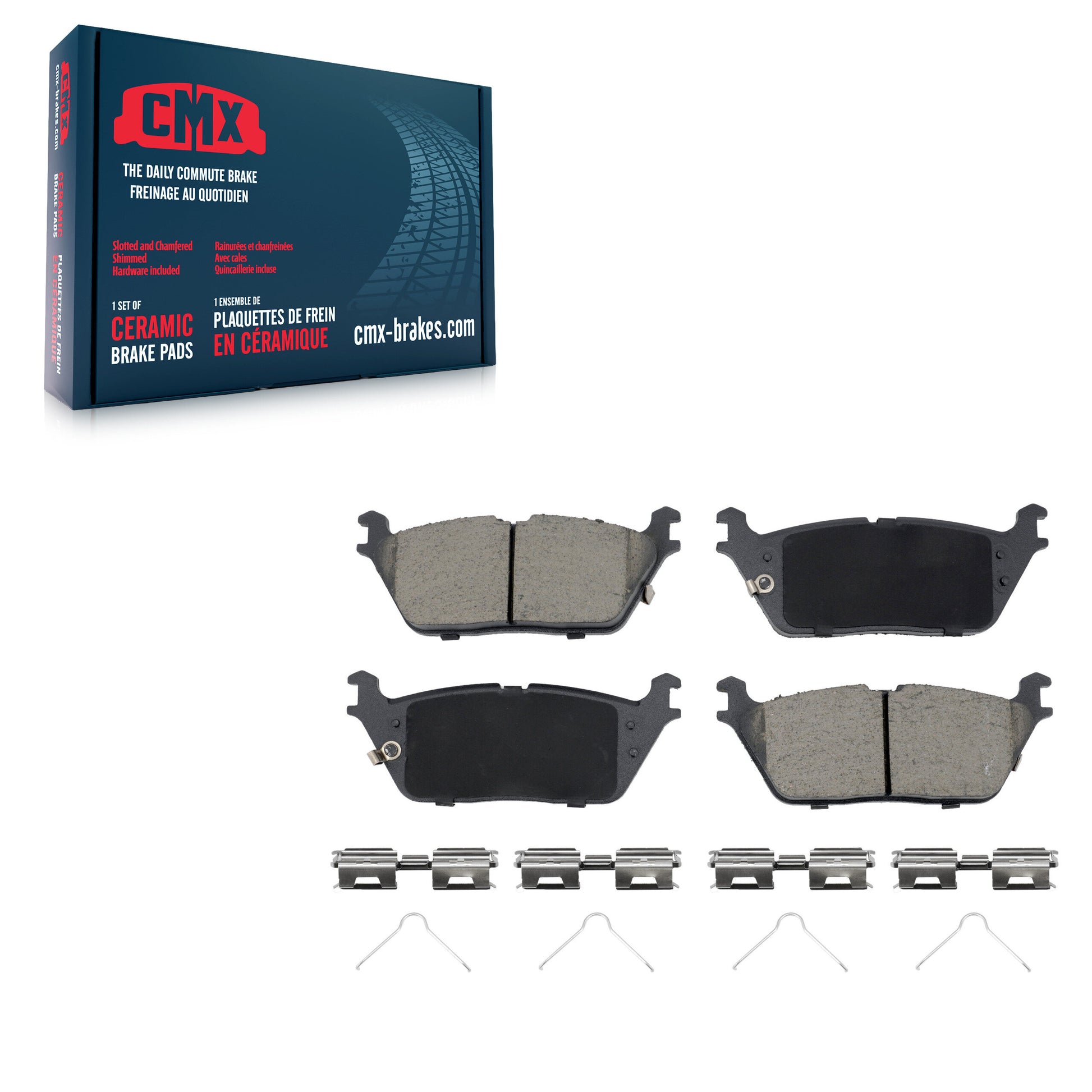 CMX CMX-D2169 Disc Brake Pad for 2019-2024 Jeep Grand Wagoneer L, Jeep Wagoneer L, Jeep Grand Wagoneer - Rear