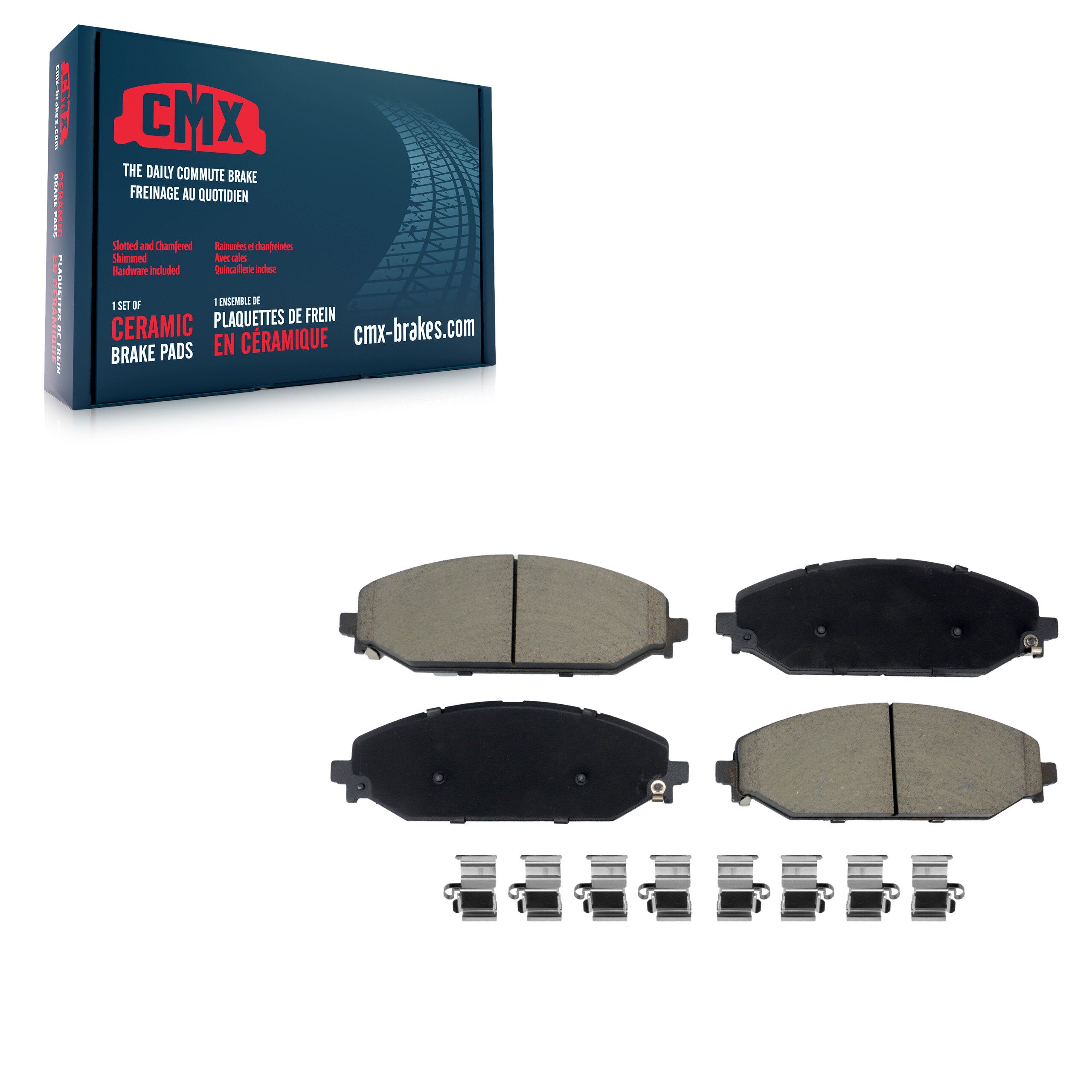 CMX CMX-D2179 Disc Brake Pad for 2019-2024 Jeep Grand Wagoneer L, Jeep Wagoneer L, Jeep Grand Wagoneer - Front