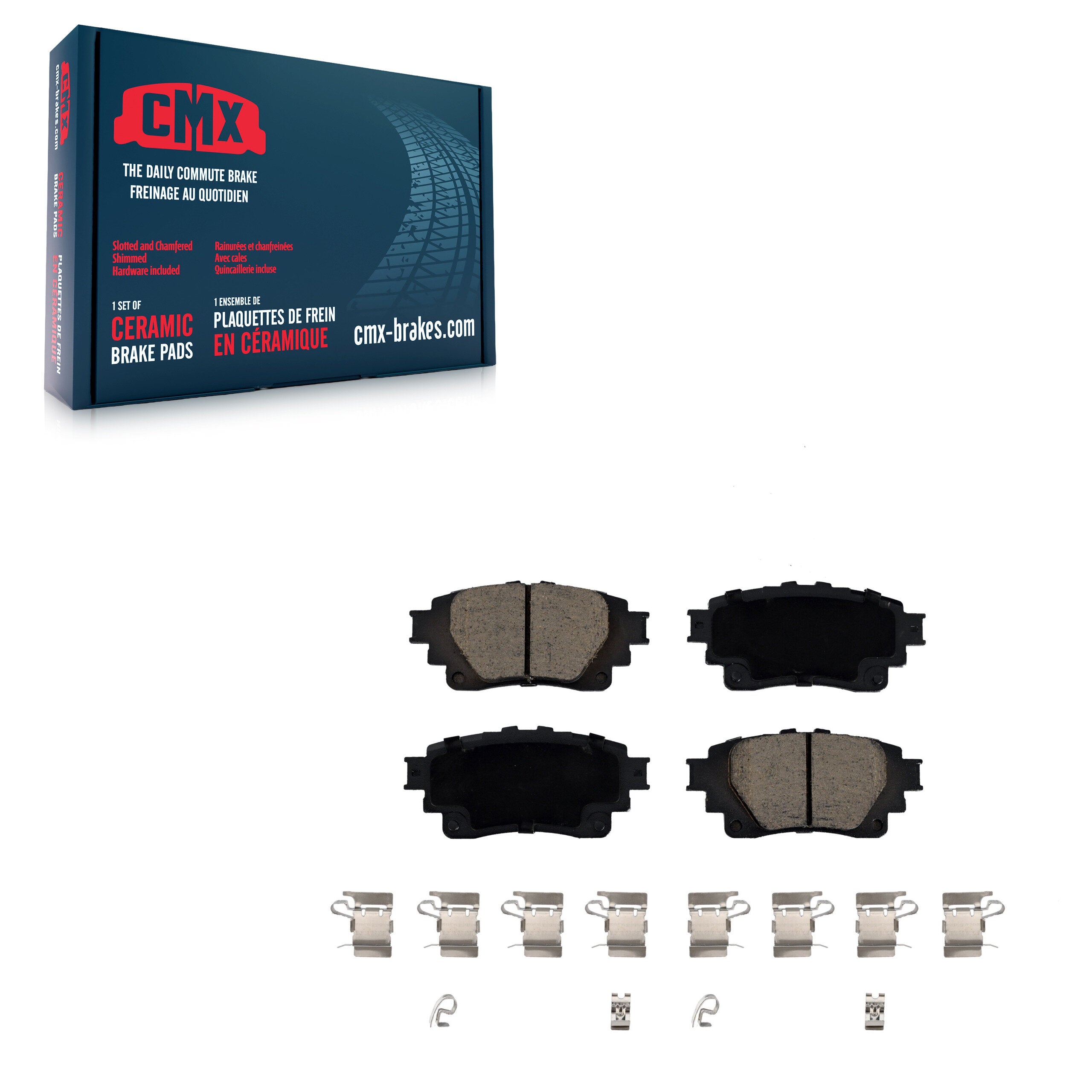 CMX CMX-D2183 Disc Brake Pad for 2019-2025 Toyota Corolla - Rear