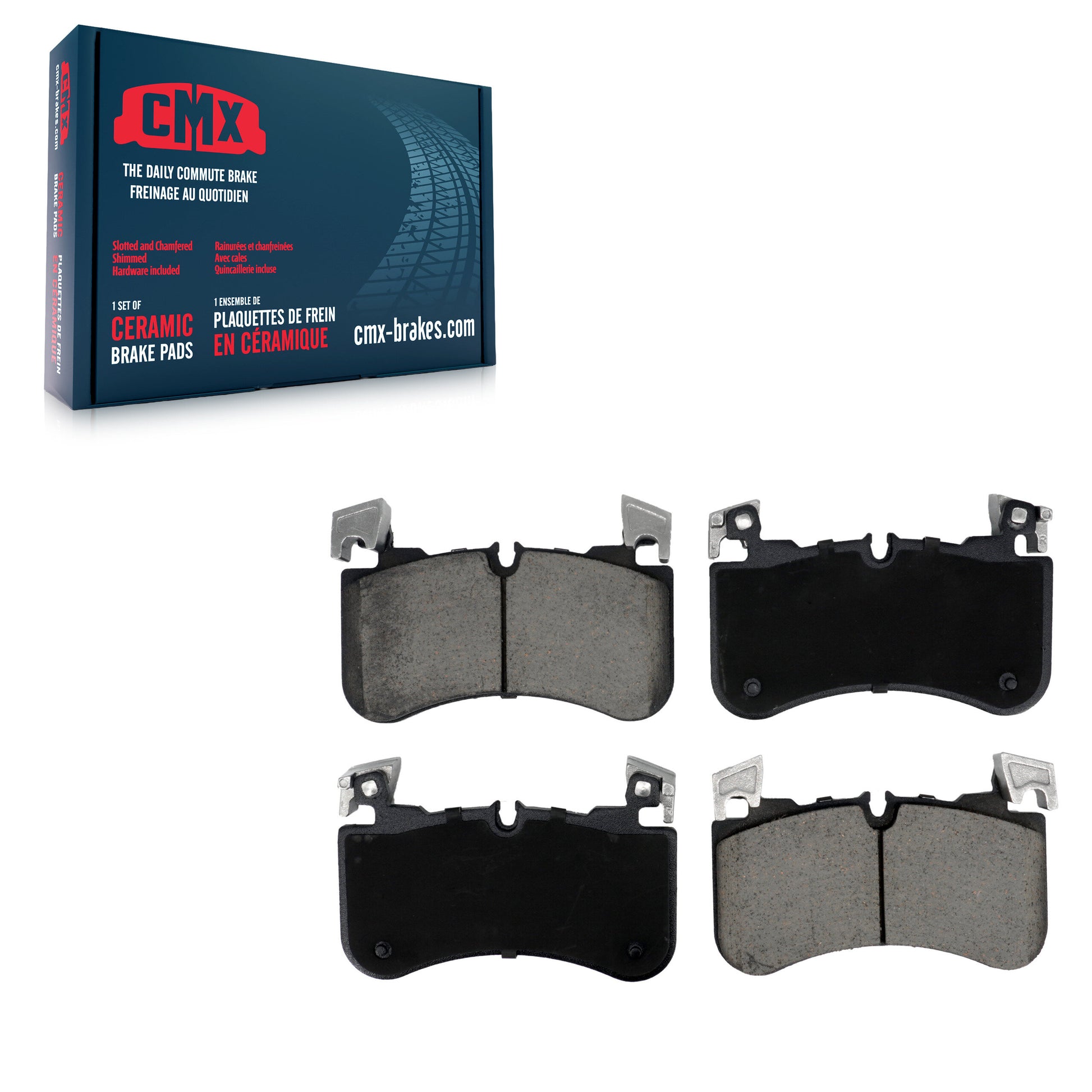 CMX CMX-D2184 Disc Brake Pad for 2018-2022 Land Rover Defender 90, Land Rover Discovery, Land Rover Range Rover - Front