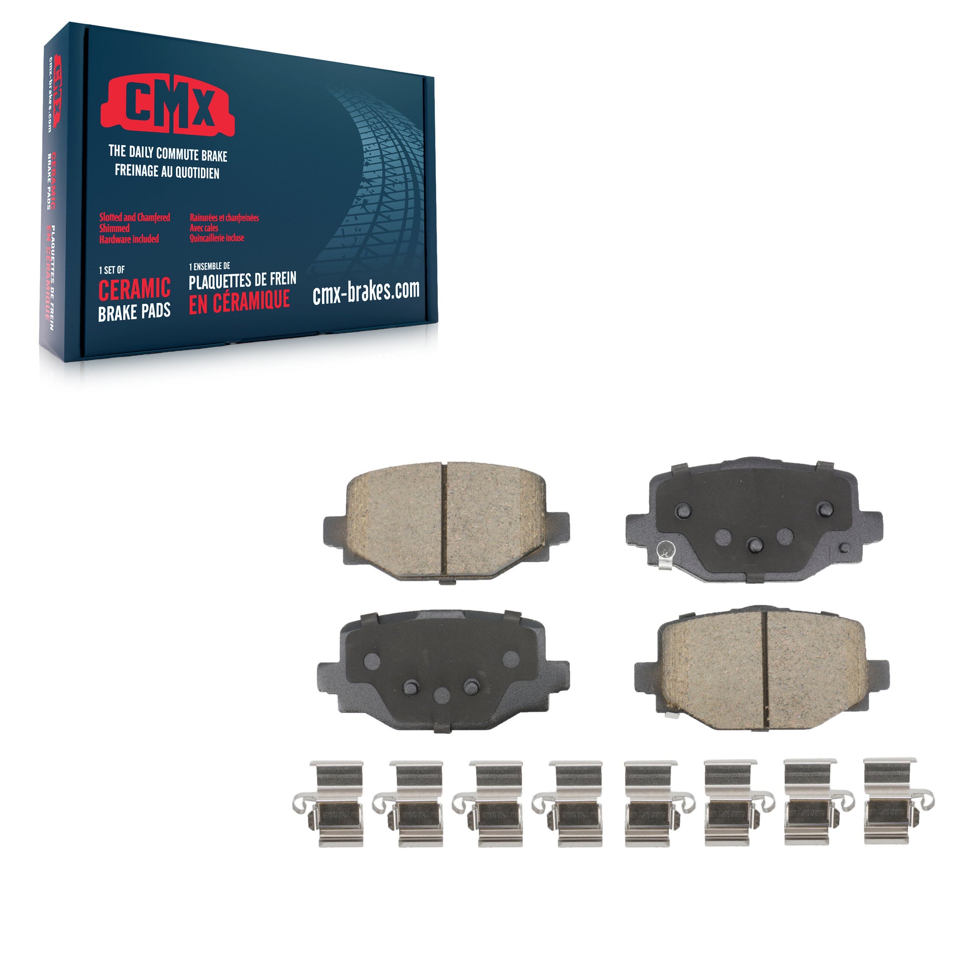 CMX CMX-D2191 Disc Brake Pad for 2019-2024 INFINITI QX55, INFINITI QX50 - Rear