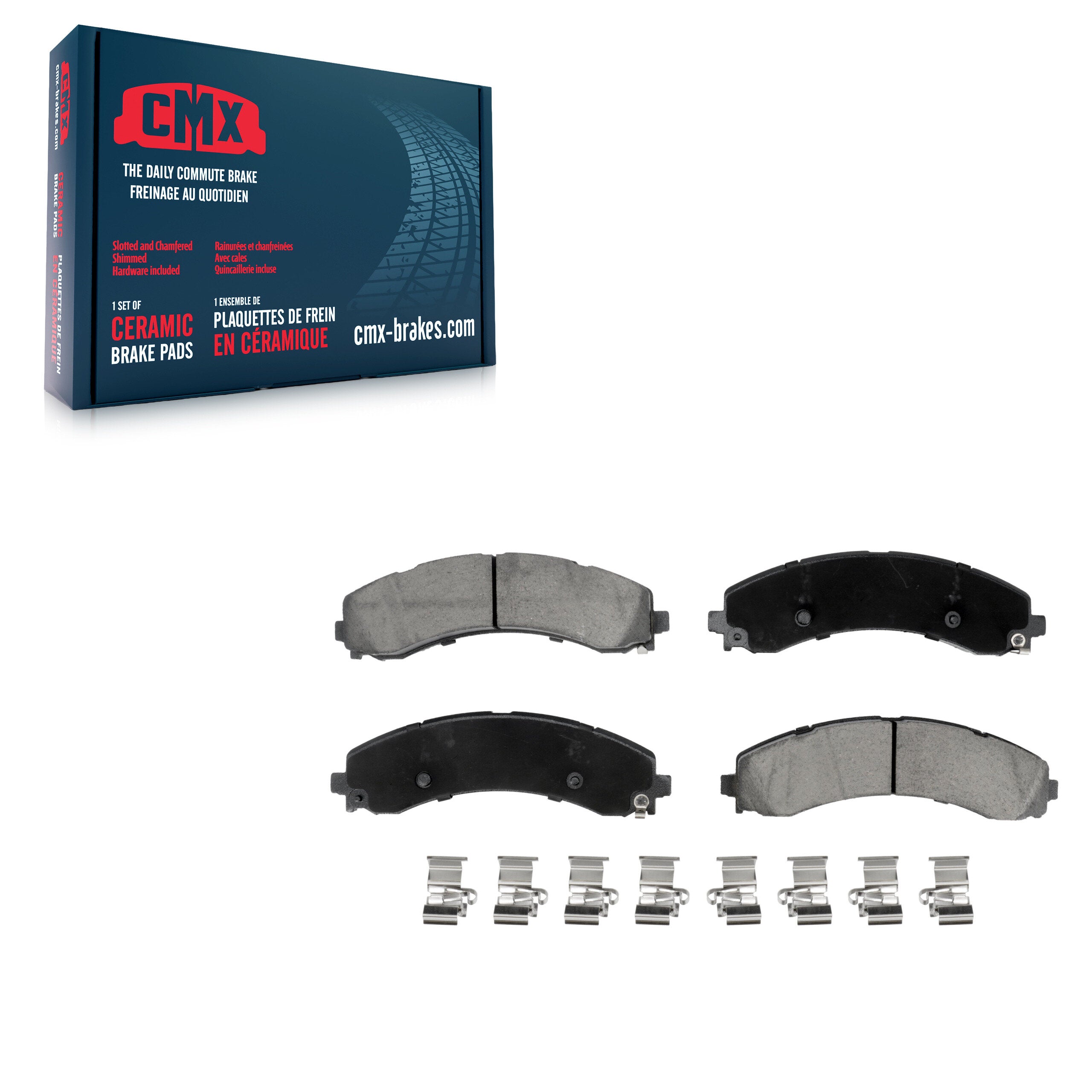 CMX CMX-D2224 Disc Brake Pad for 2019-2024 Ram 3500 - Rear