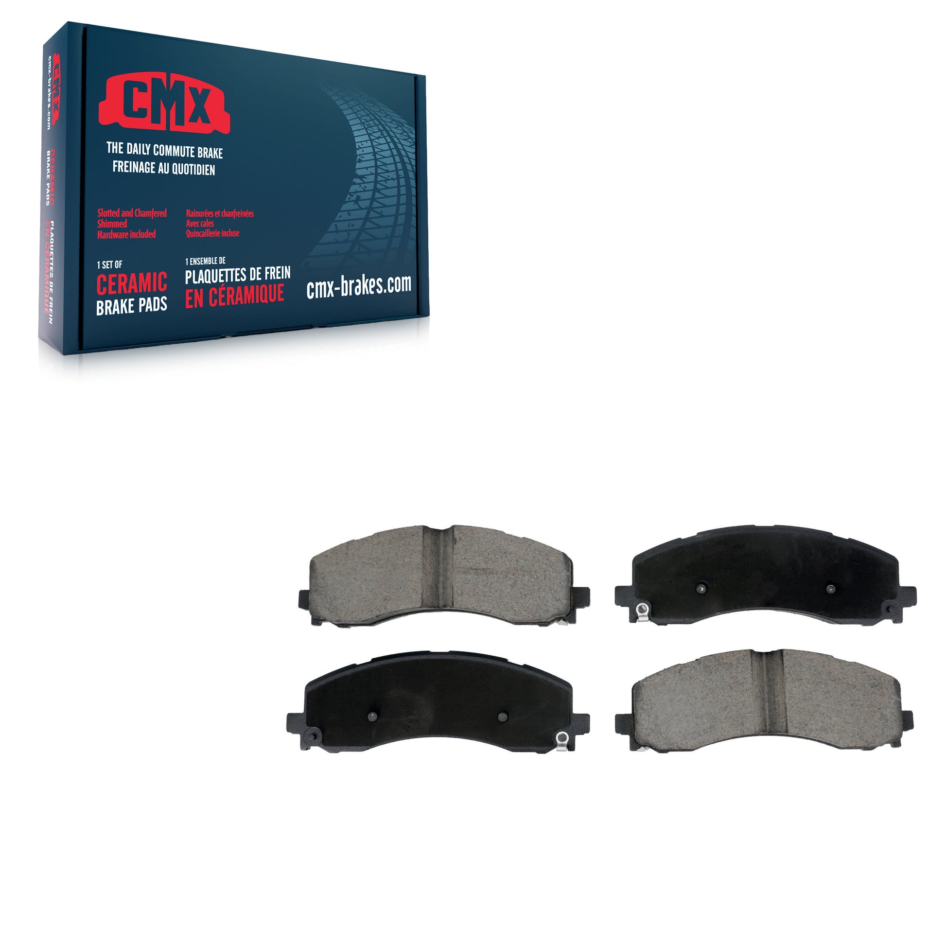 CMX CMX-D2225 Disc Brake Pad for 2019-2024 Ram 3500, Ram 2500 - Rear